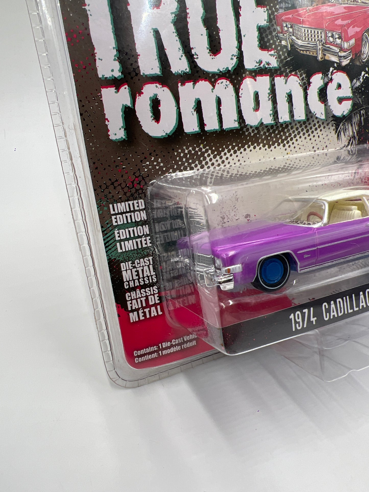 Greenlight Hollywood Series 41 True Romance Walmart CHASE 1974 Cadillac Eldorado Purple