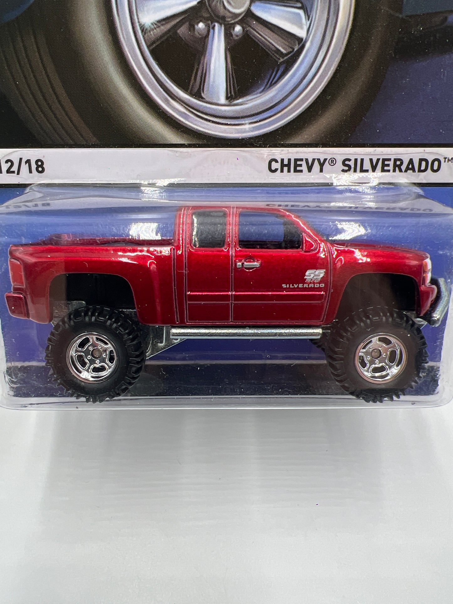 Hot Wheels Heritage Real Riders #12 Chevy Silverado Red W/Protector