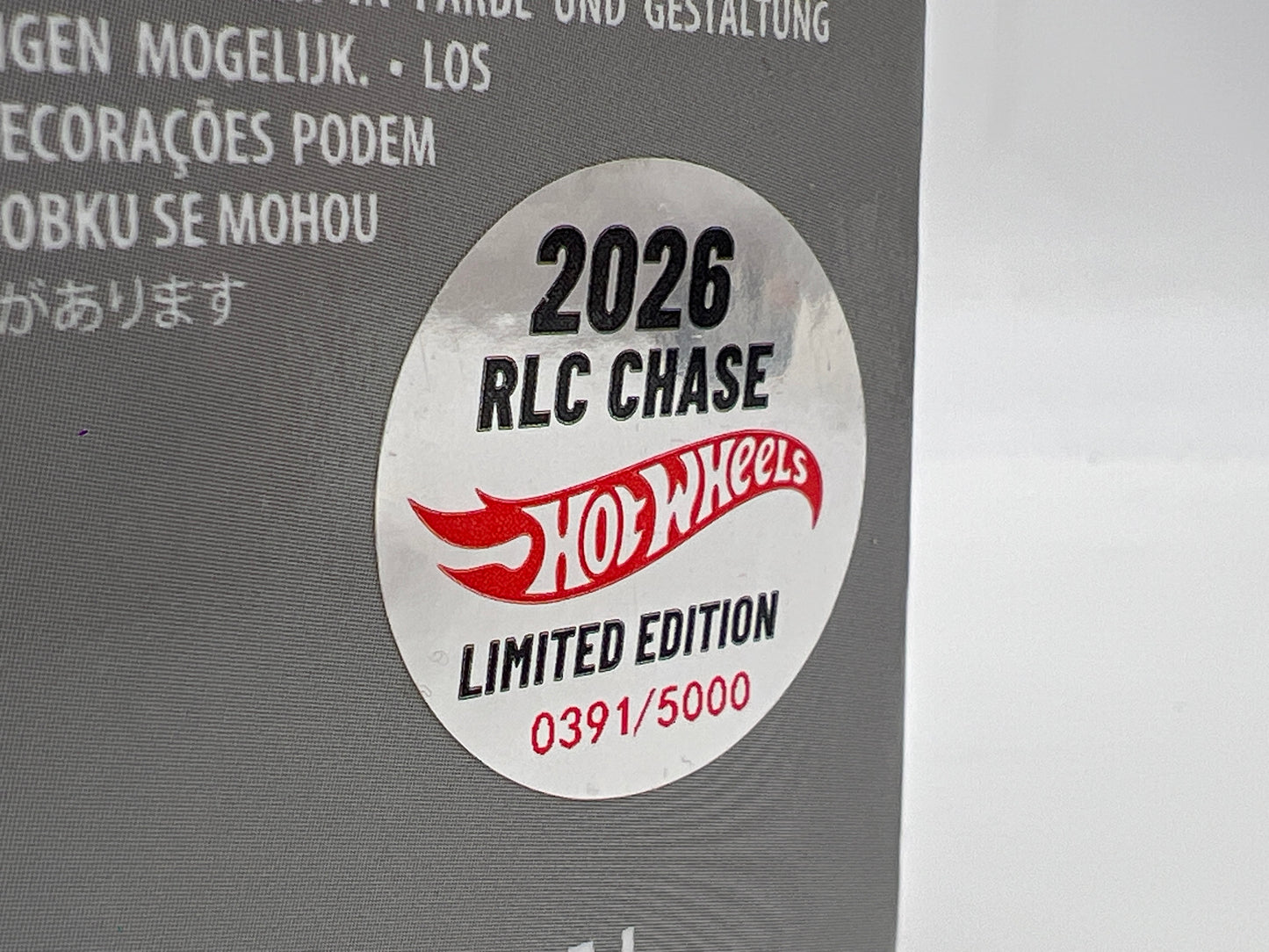 2026 Hot Wheels RLC CHASE #391/5000 21 Ford Bronco Chrome