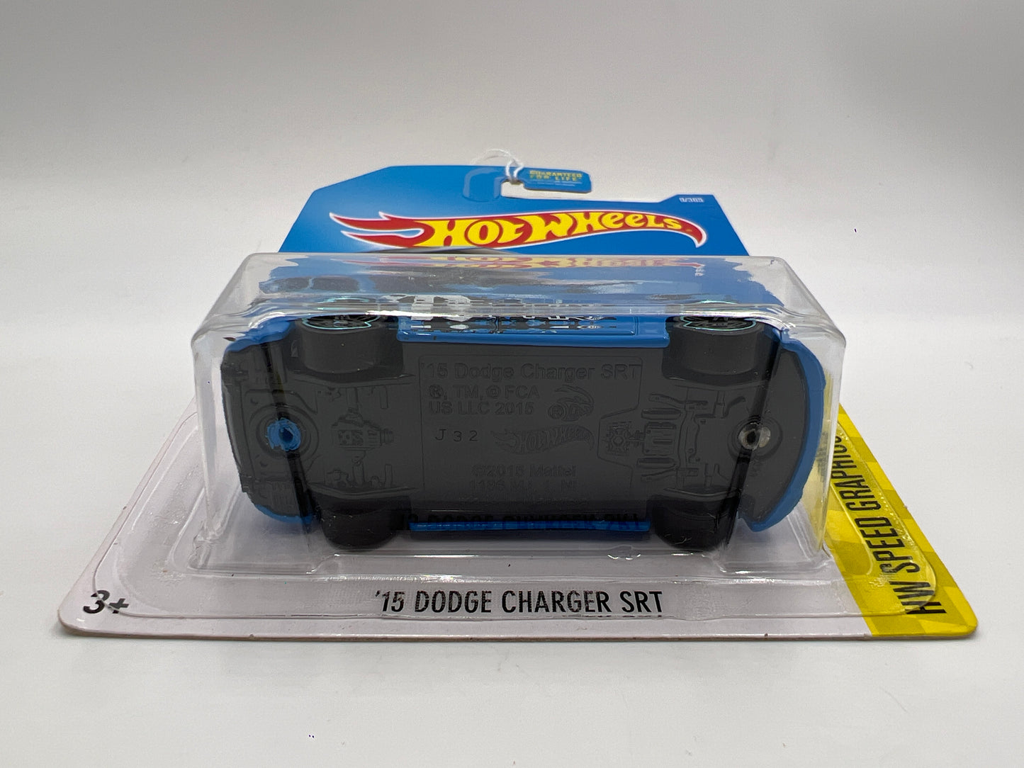 2017 Hot Wheels Speed Graphics #9 15 Dodge Charger SRT Blue 56E