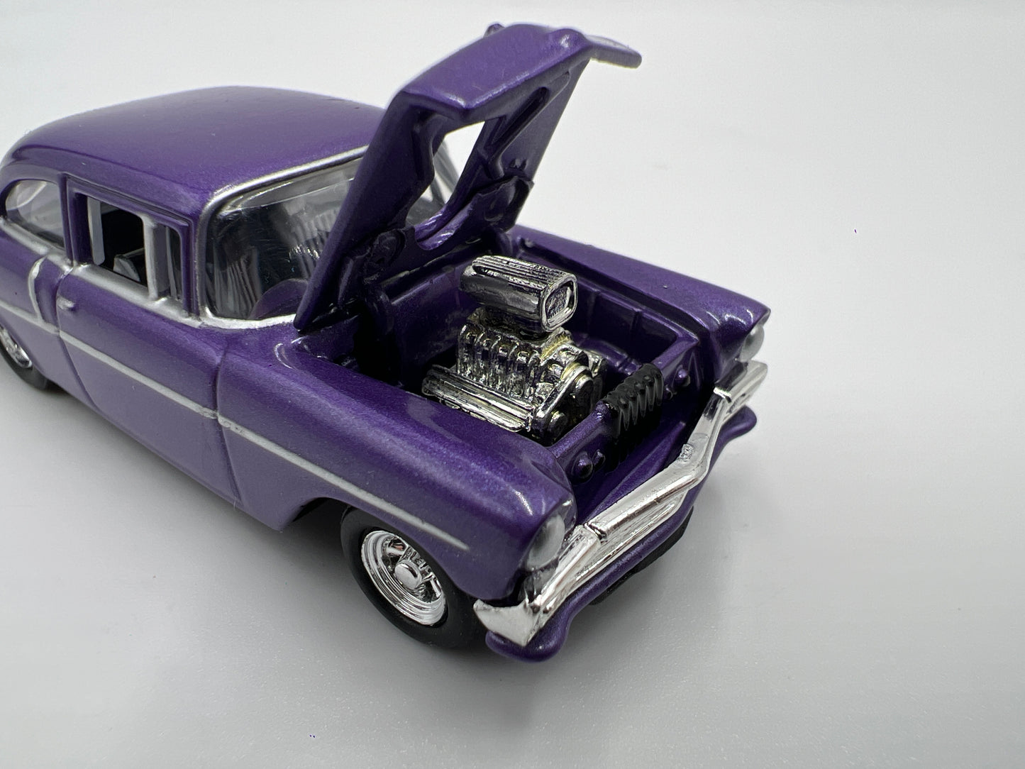Hot Wheels Collectibles 1/64 Reggies Cars 1956 Chevy 210 Purple Loose