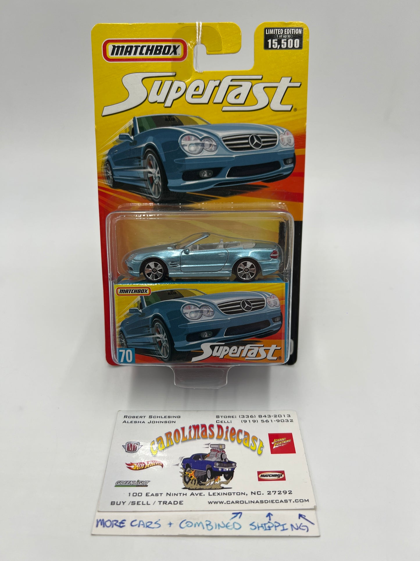 Matchbox Superfast #70 Mercedes-Benz SL55 AMG Light Blue