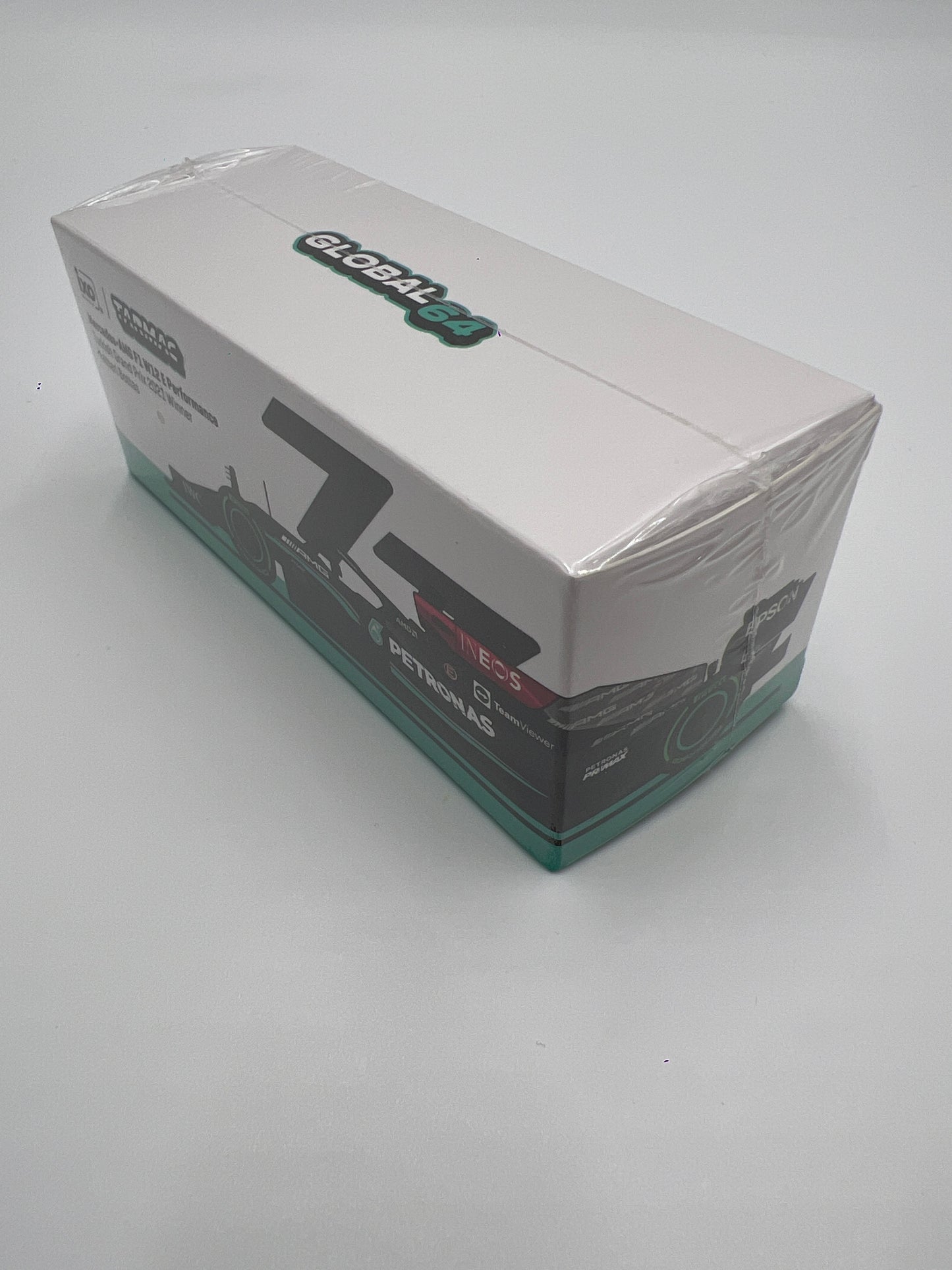 Tarmac Works Global64 IXO Models Valtteri Bottas Mercedes-AMG F1 W12 E Performance Turkish Grand Prix 2021 Winner Sealed