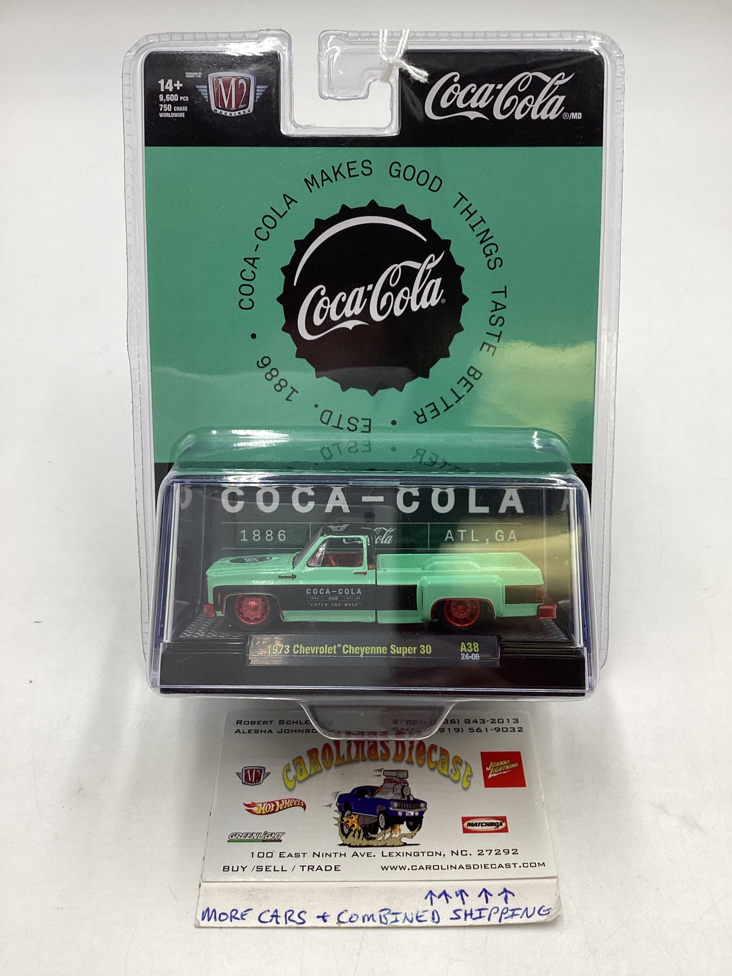 M2 Machines Coca-Cola Chase 1973 Chevrolet Cheyenne Super 30 A38