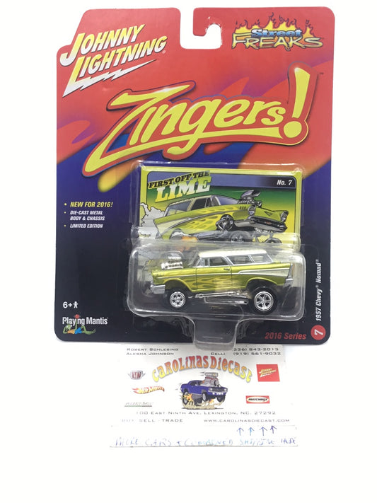 Johnny lightning zingers 1957 Chevy Nomad Lime MM5