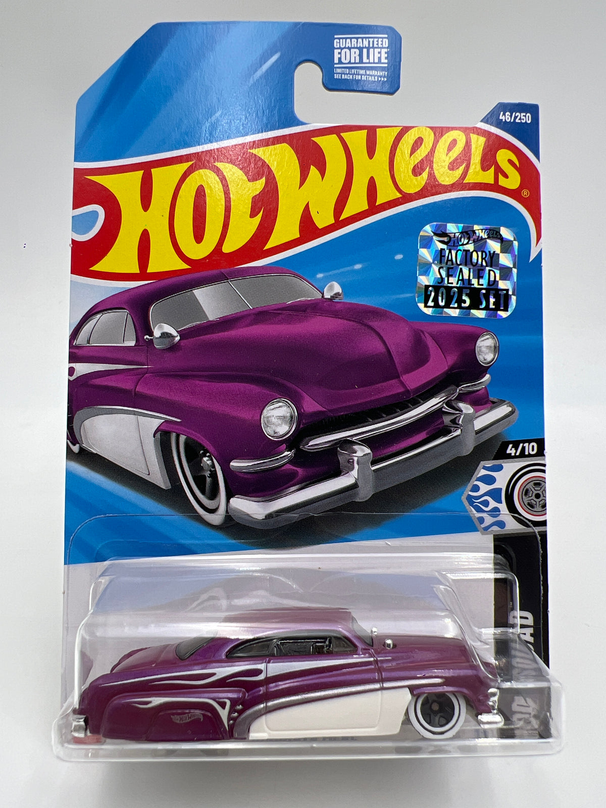 2025 Hot Wheels Factory Sealed Super Treasure Hunt & Mainline #46 Hirohata Merc Purple W/Protector