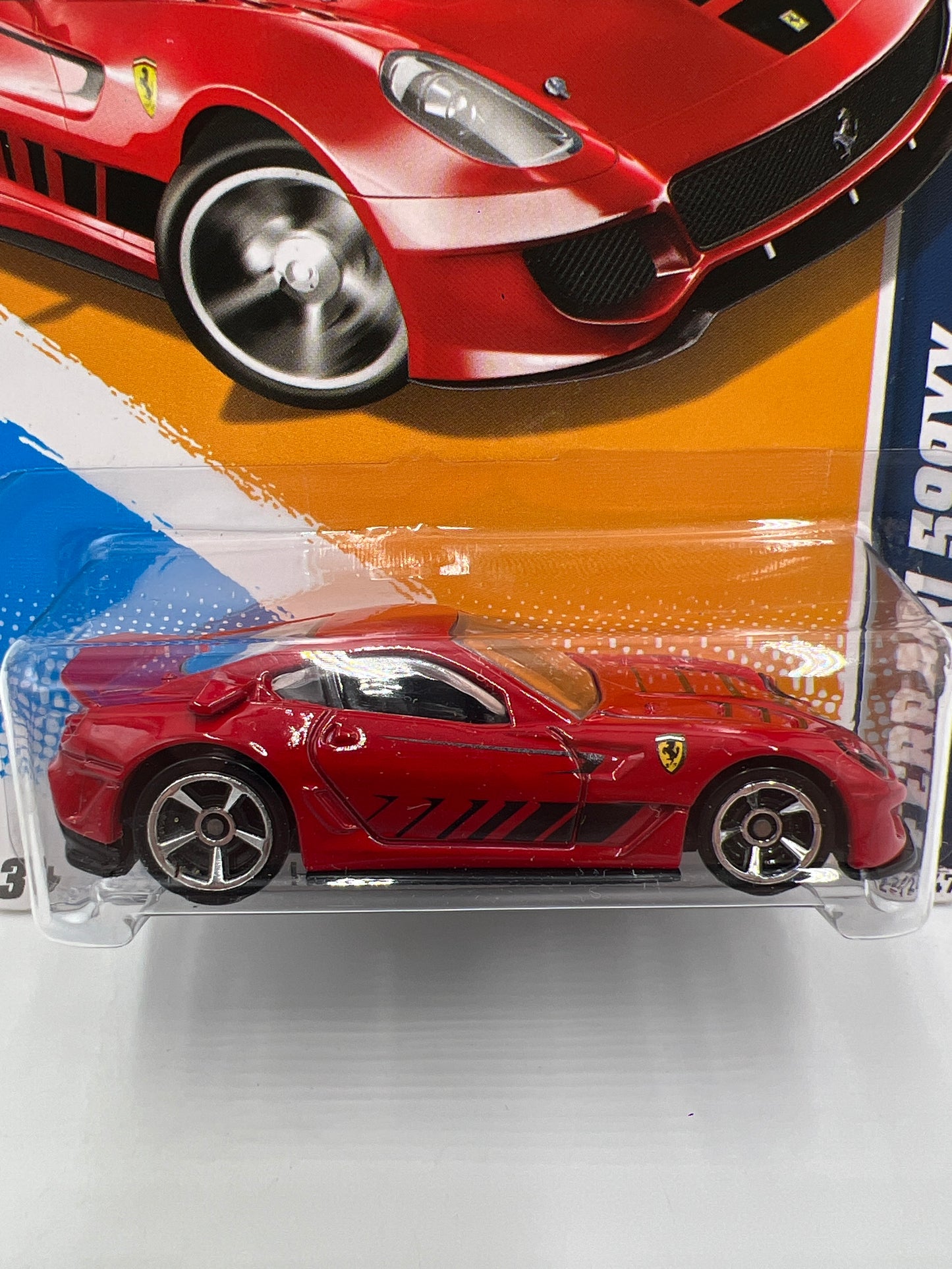 2012 Hot Wheels All Stars #125 Ferrari 599XX Red W/Protector 2