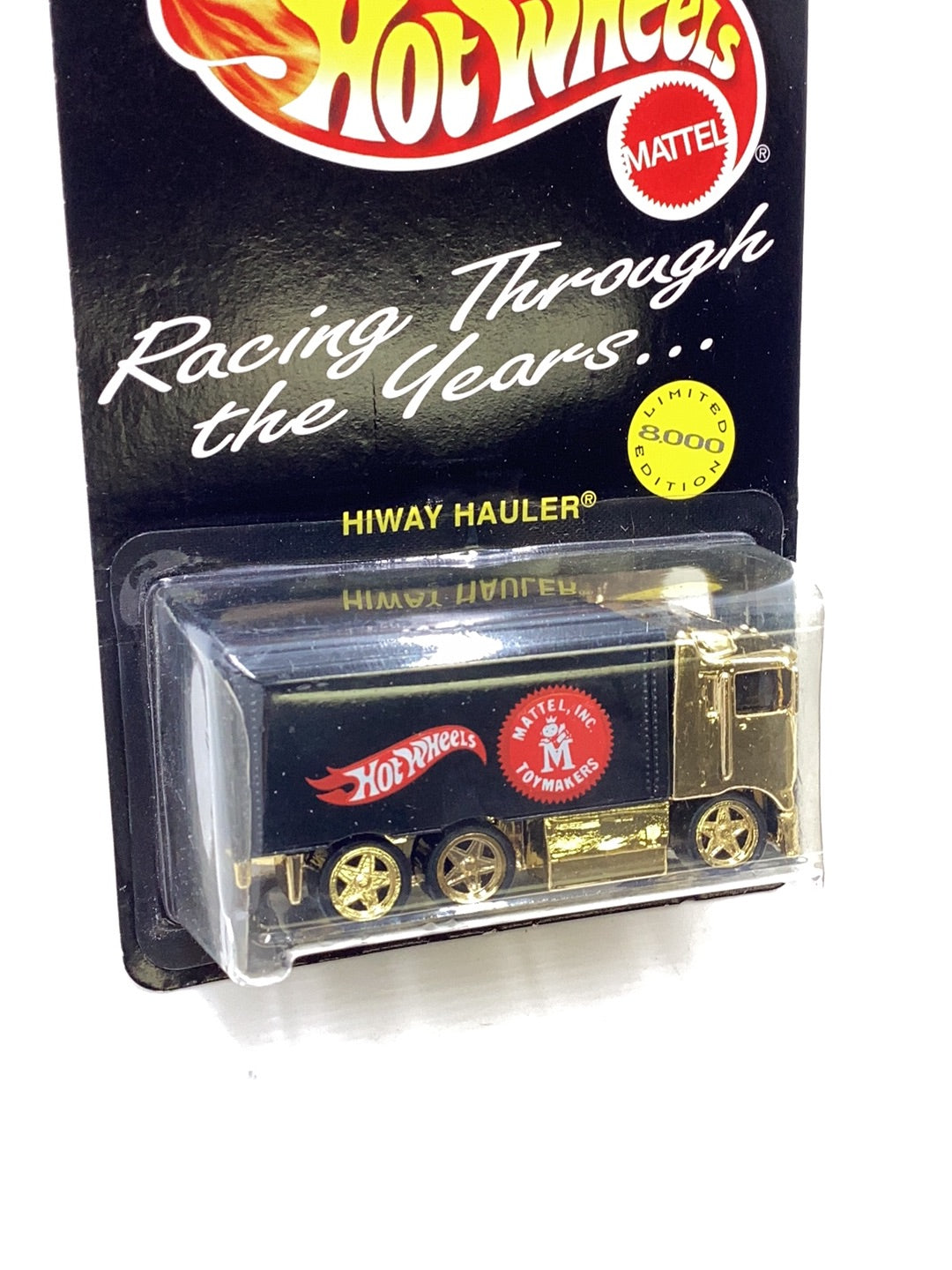 Hot Wheels 1995 Racing Through The Years Hiway Hauler 1 of 8000 #14904 with protector