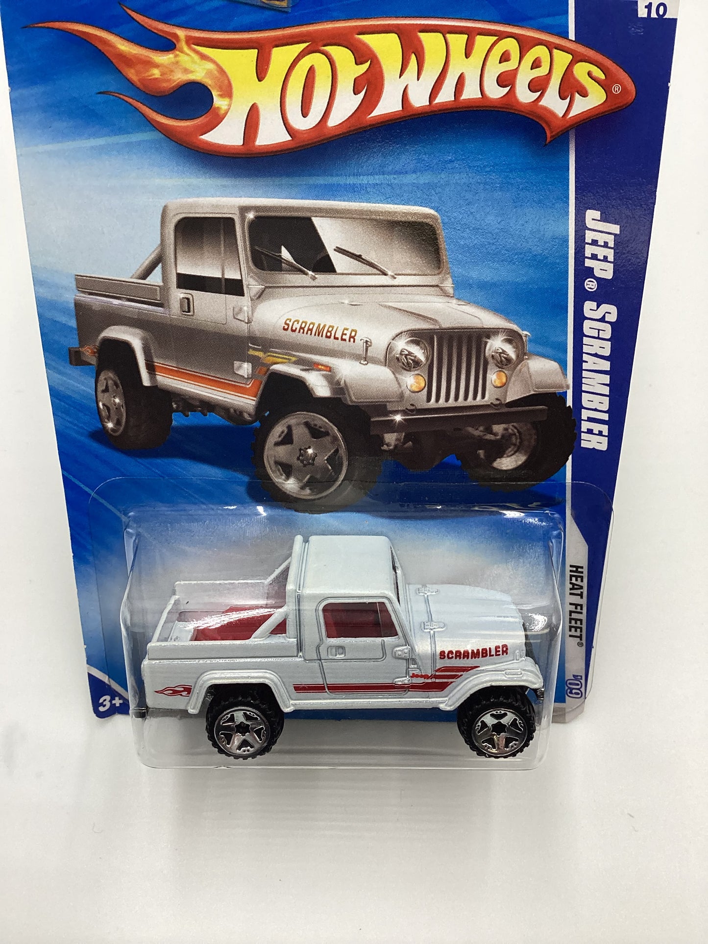 2009 Hot Wheels #123 Jeep Scrambler White