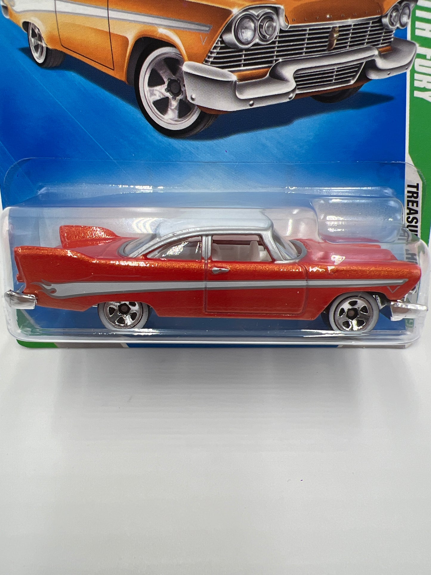 2009 Hot Wheels Treasure Hunts #44 57 Plymouth Fury Orange