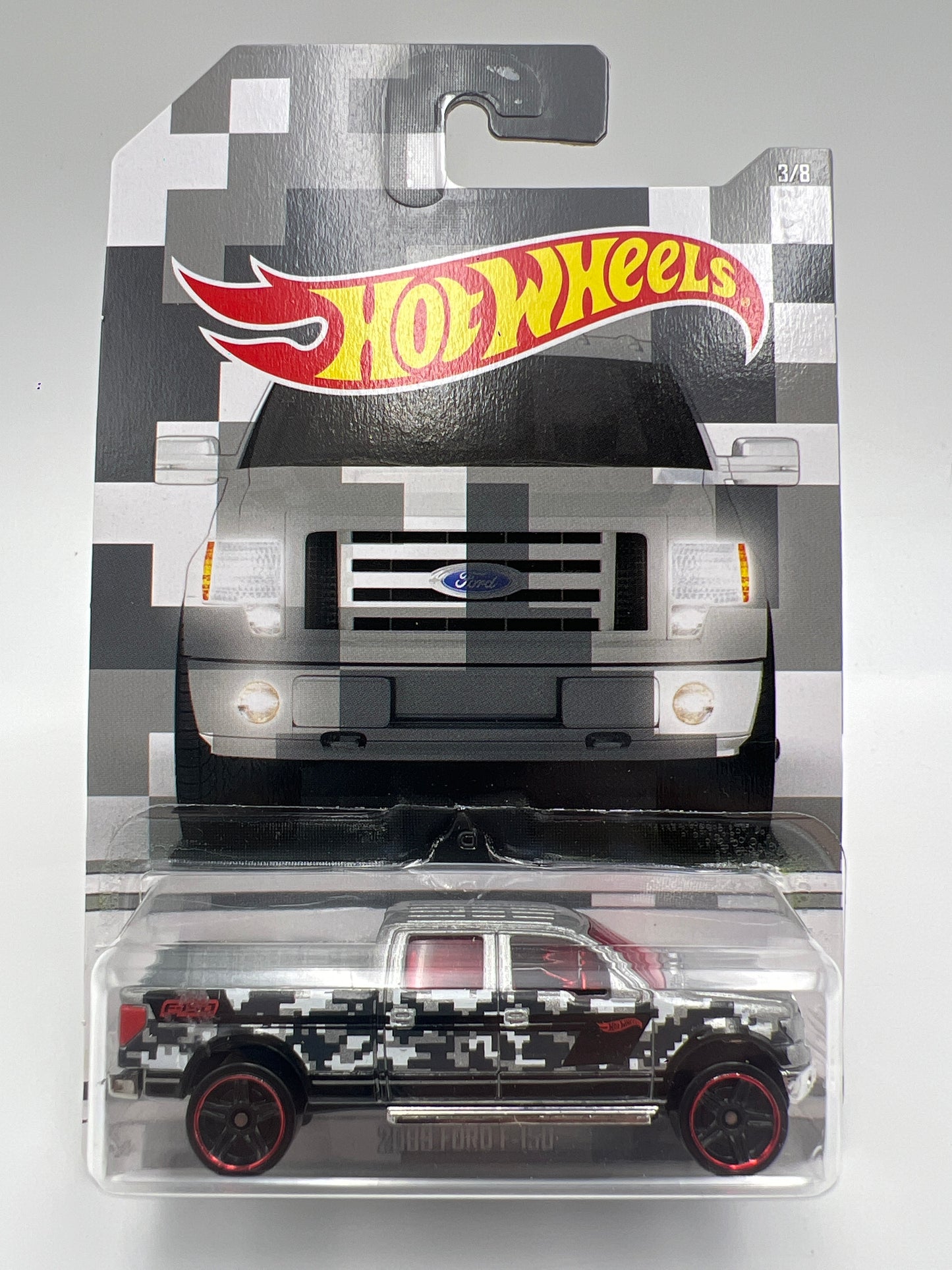 Hot Wheels Camouflage Series #3 2009 Ford F-150 Silver 156P