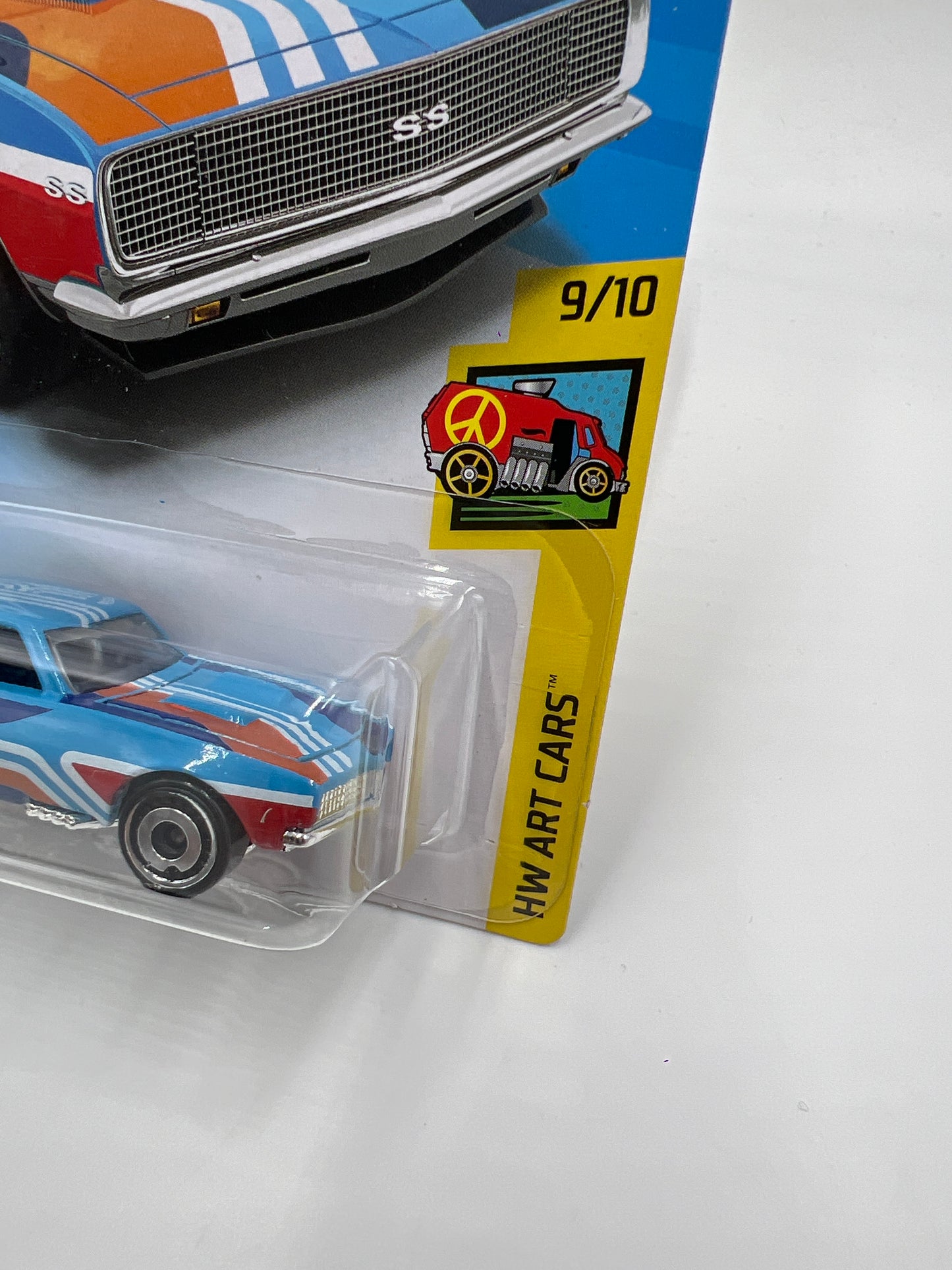 2019 Hot Wheels Treasure Hunt Art Cars #248 67 Camaro Blue 282D