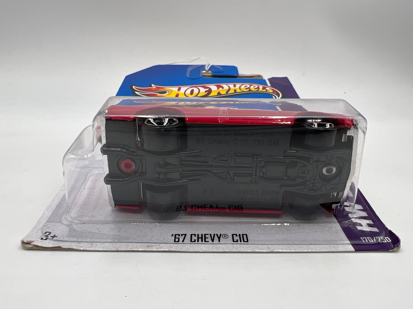 2013 Hot Wheels Showroom #170 67 Chevy C10 Red International Card
