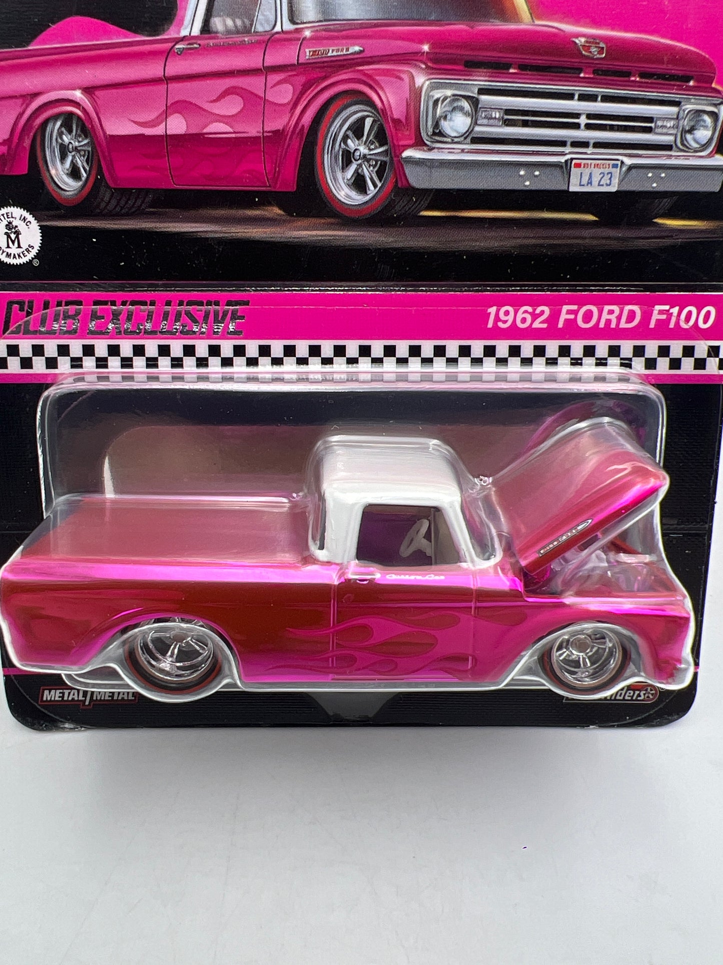 2023 Hot Wheels RLC Club Exclusive 1962 Ford F-100 Pink W/Protector