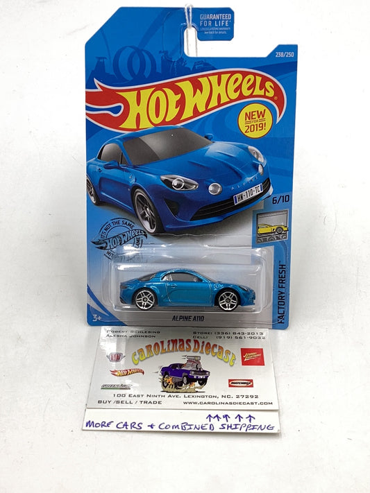 2019 Hot wheels #238 Alpine A100 67A