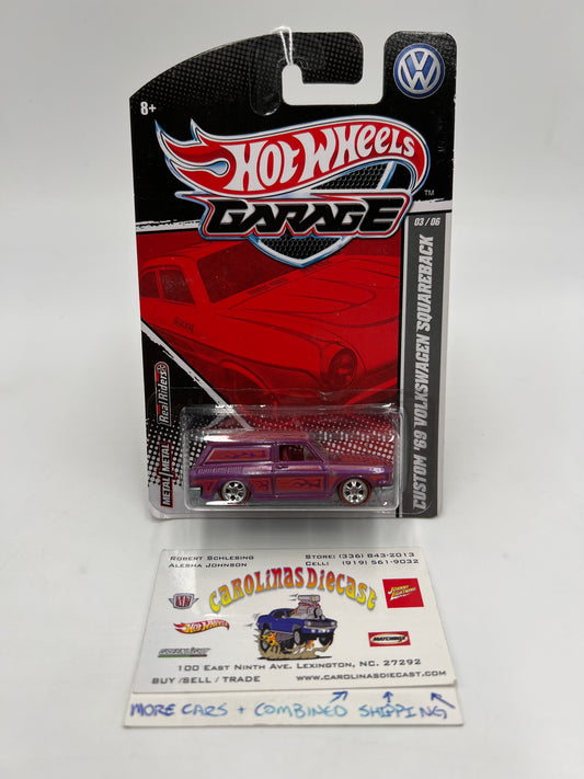 Hot Wheels Premium Garage Series #3 Custom 69 Volkswagen Squareback Purple