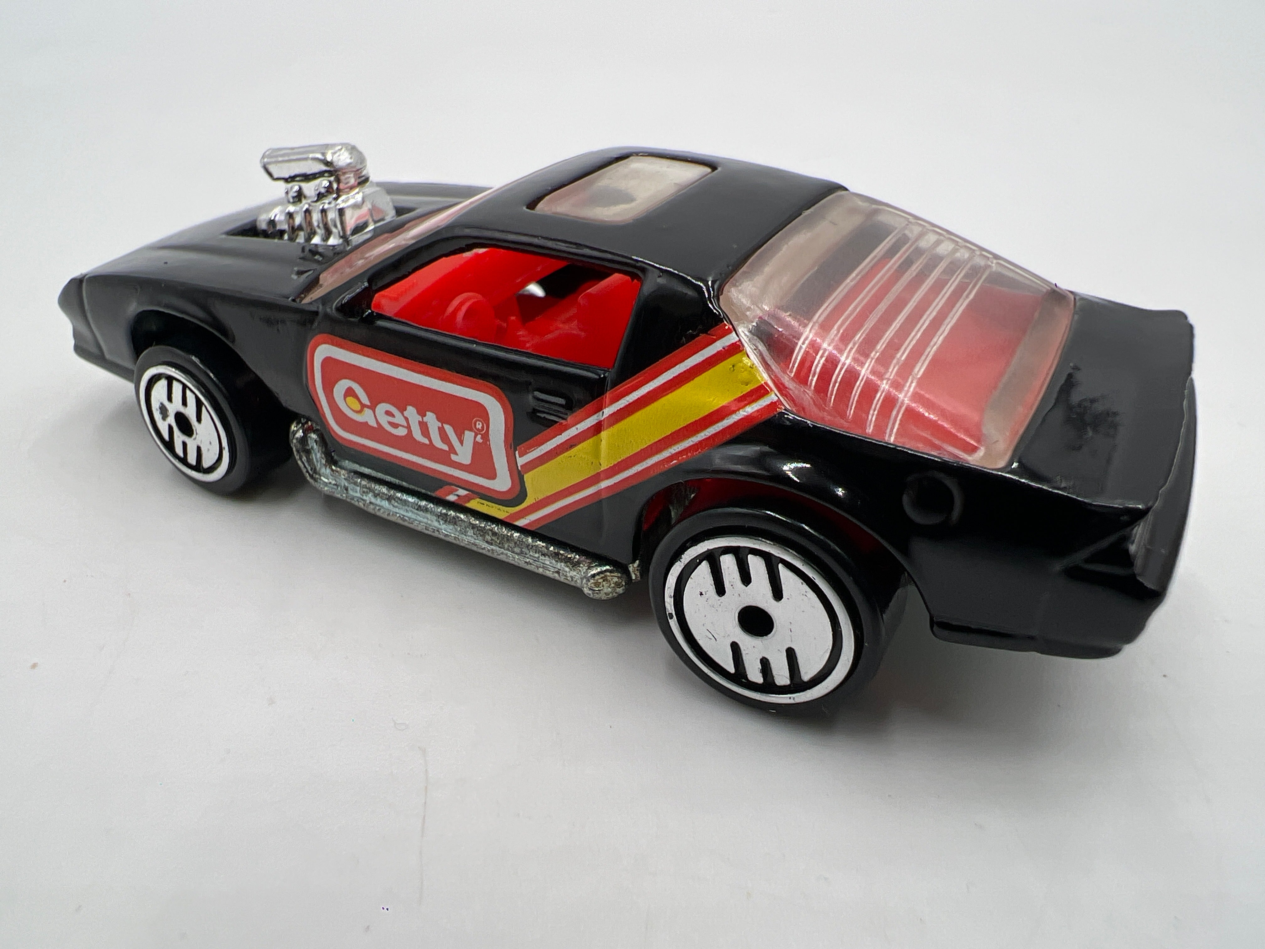Hot Wheels 1991 Getty Promo 81 74 Blown Camaro Black Loose