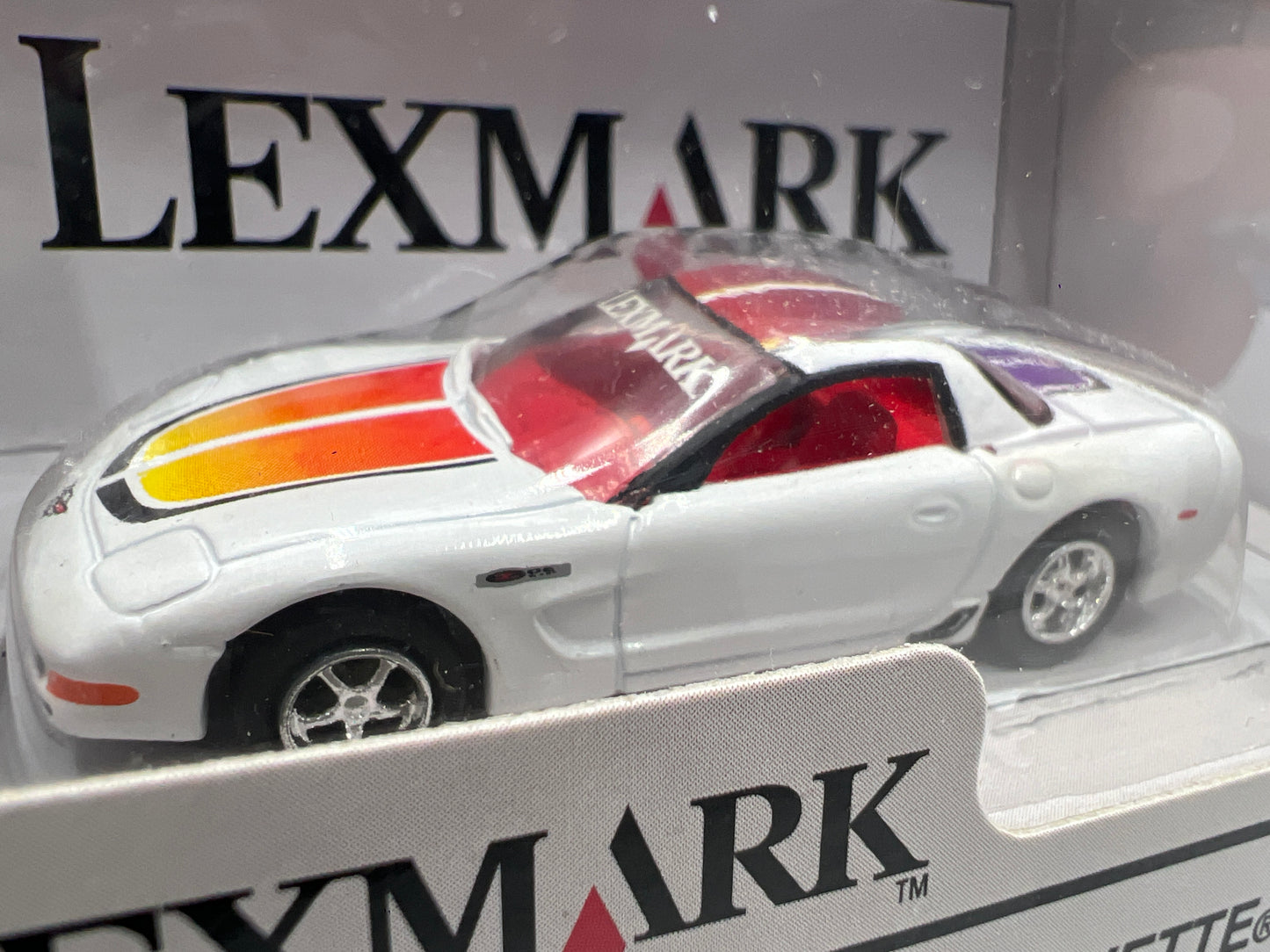 Johnny Lightning Lexmark Chevrolet Corvette Z06 White