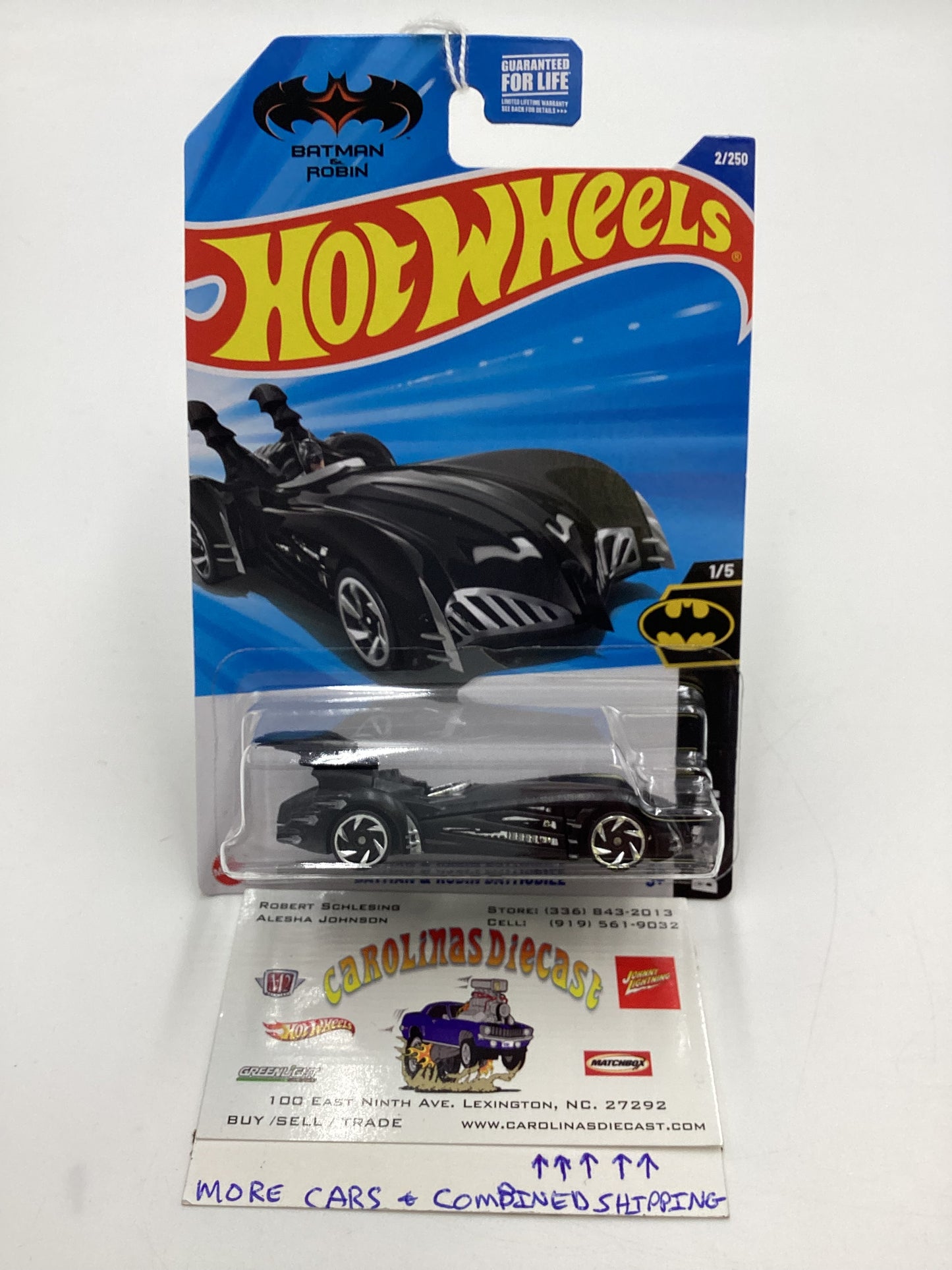 2025 Hot Wheels B case #2 Batman & Robin Batmobile