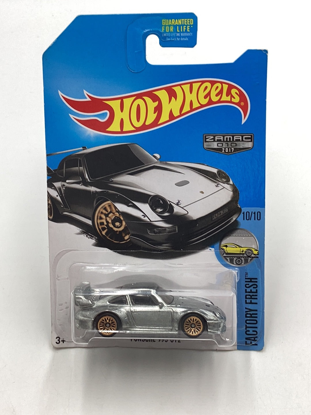 2017 Hot Wheels Zamac #10 Porsche 993 GT2 with protector