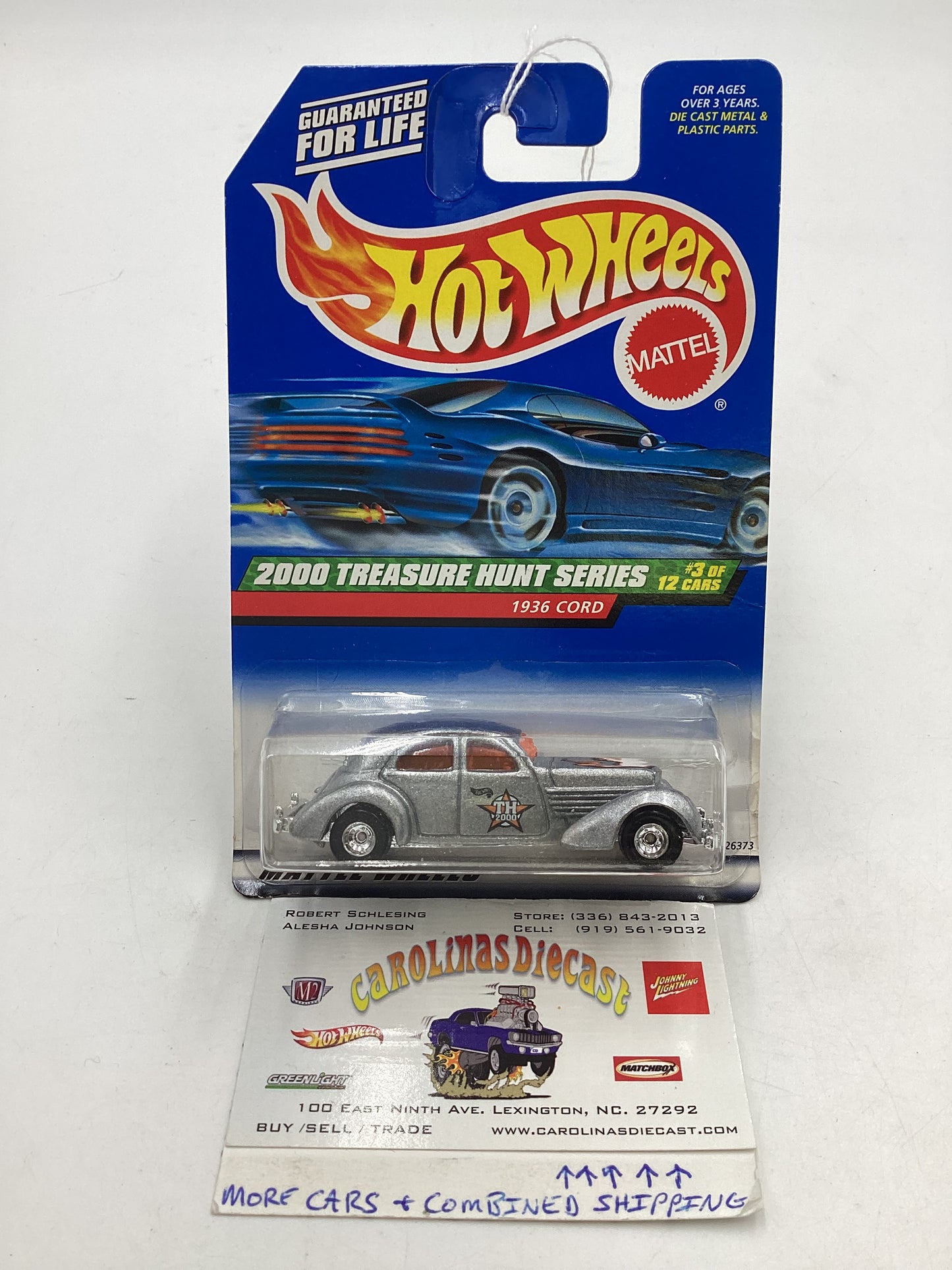 2000 Hot Wheels Treasure Hunt Series 3/12 Cord #051 275E