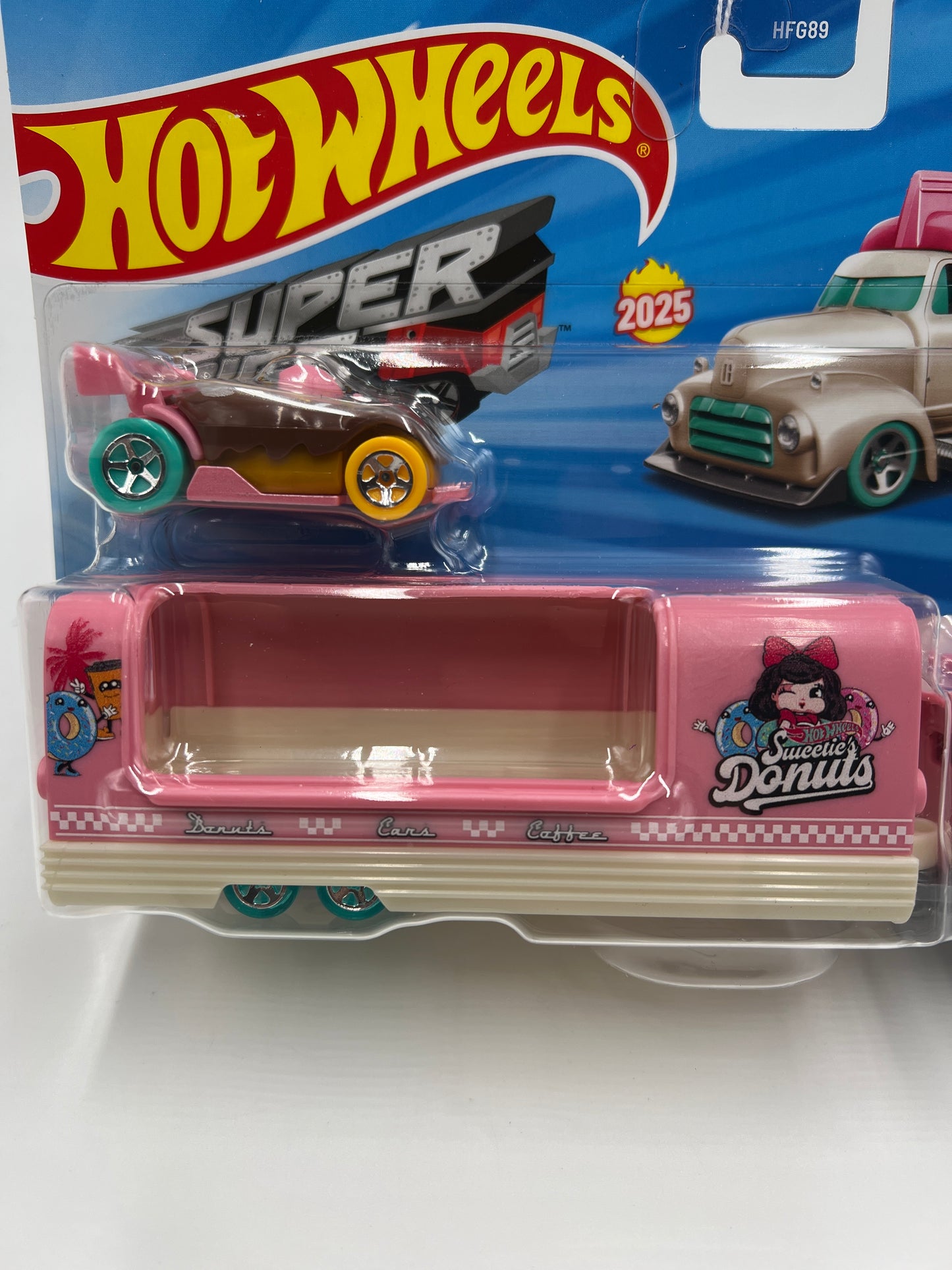 2025 Hot Wheels Super Rigs Sweet Delivery Pink/White 168F