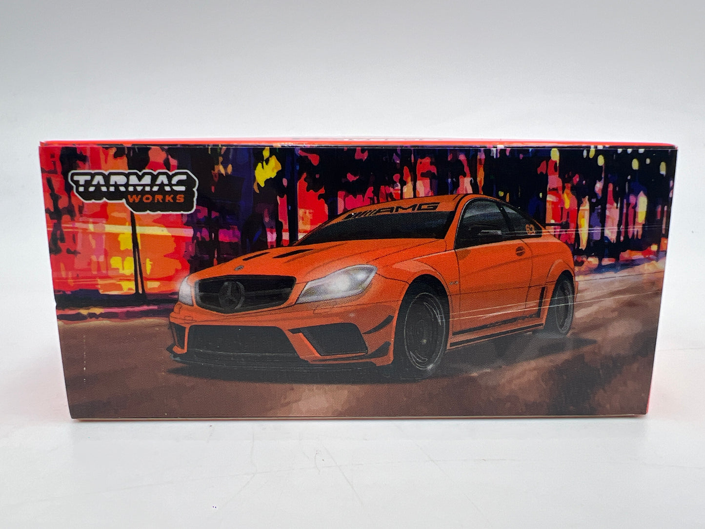 Tarmac Works x Global 64 Mercedes-Benz C 63 AMG Coupe Black Series Orange