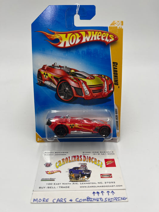 2009 Hot Wheels New Models #36 Gearonimo Red CC7