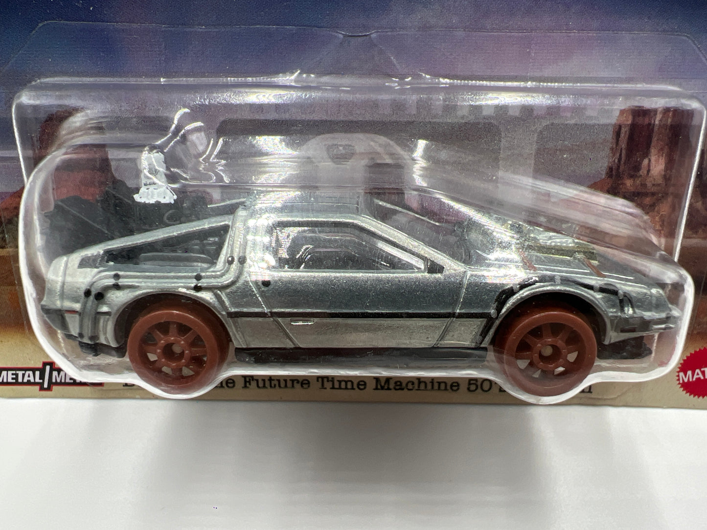 2024 Hot Wheels Pop Culture Back To The Future Part III BTTF Time Machine 50s Version Silver 271E