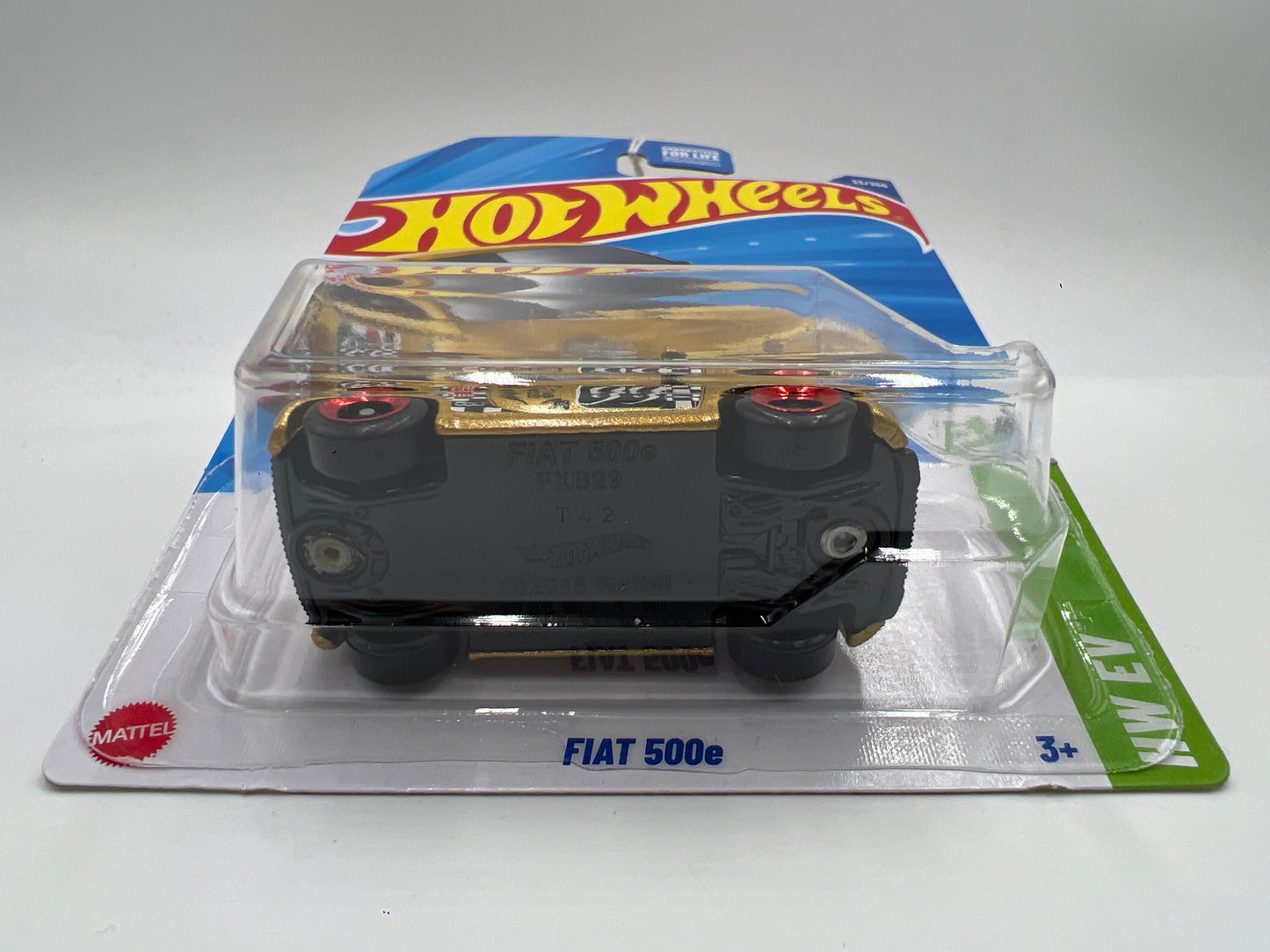 2025 Hot Wheels C Case #33 Fiat 500e Gold 63D