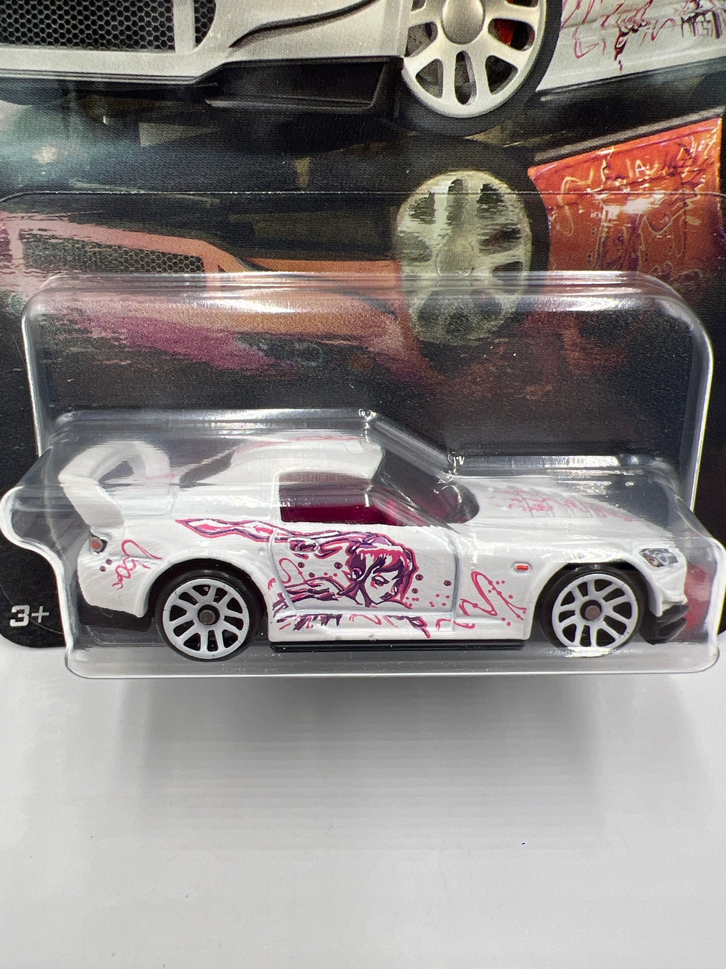 Hot Wheels Silver Series Fast & Furious Graphic Remix #1 Honda S2000 White 71B