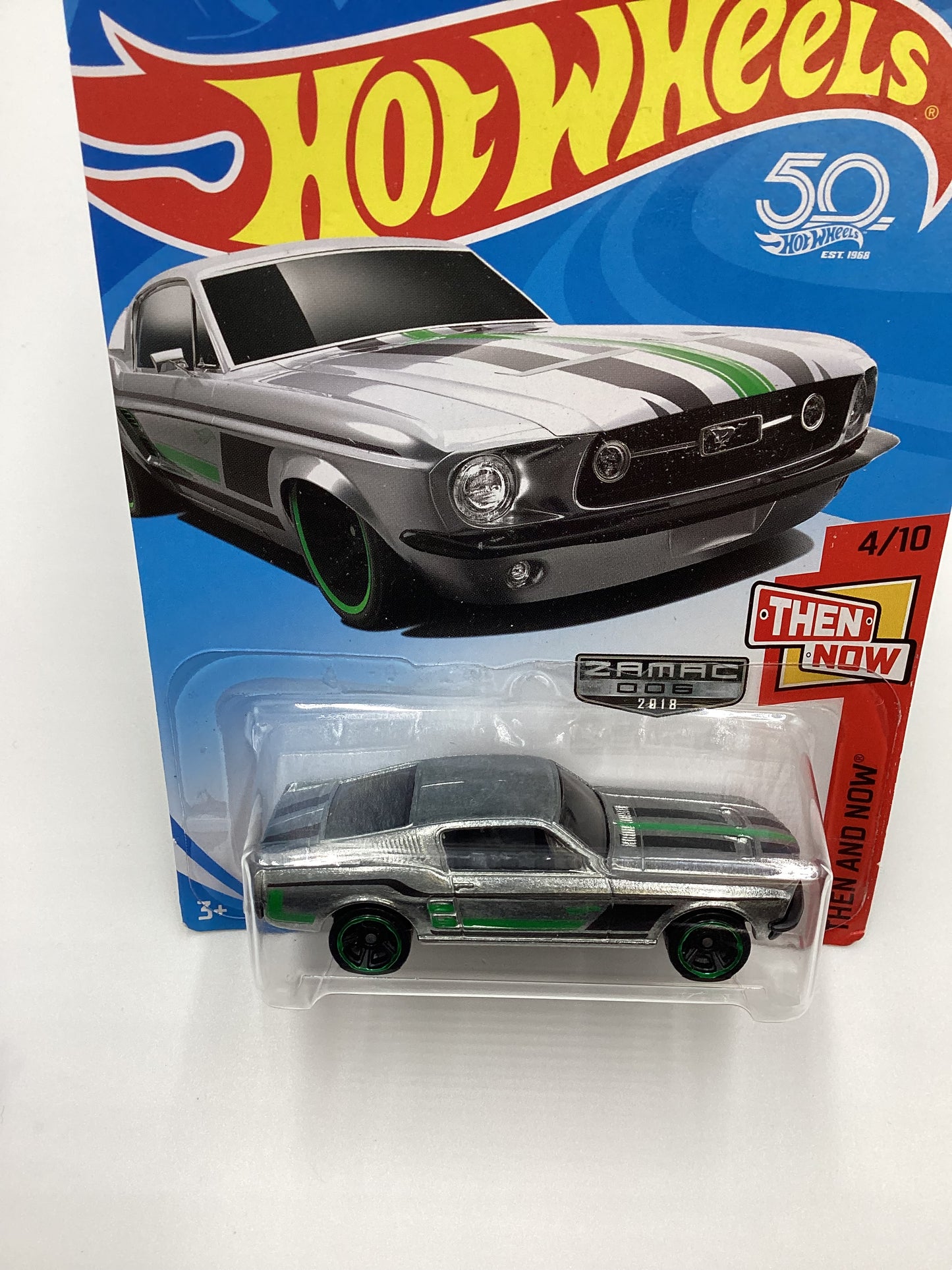 2018 Hot Wheels Zamac #006 67 Mustang 147E