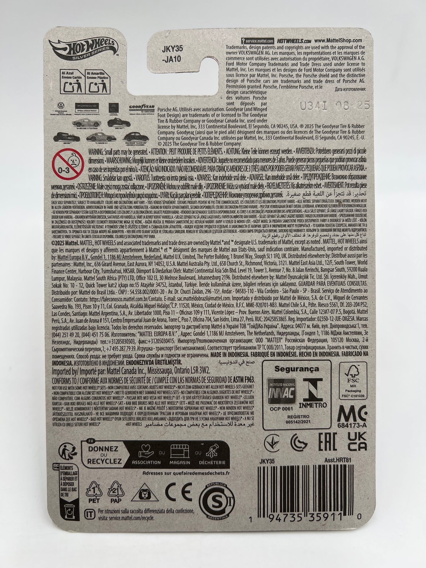 2025 Hot Wheels Silver Series Vintage Club Grand Prix Complete Set With Chase