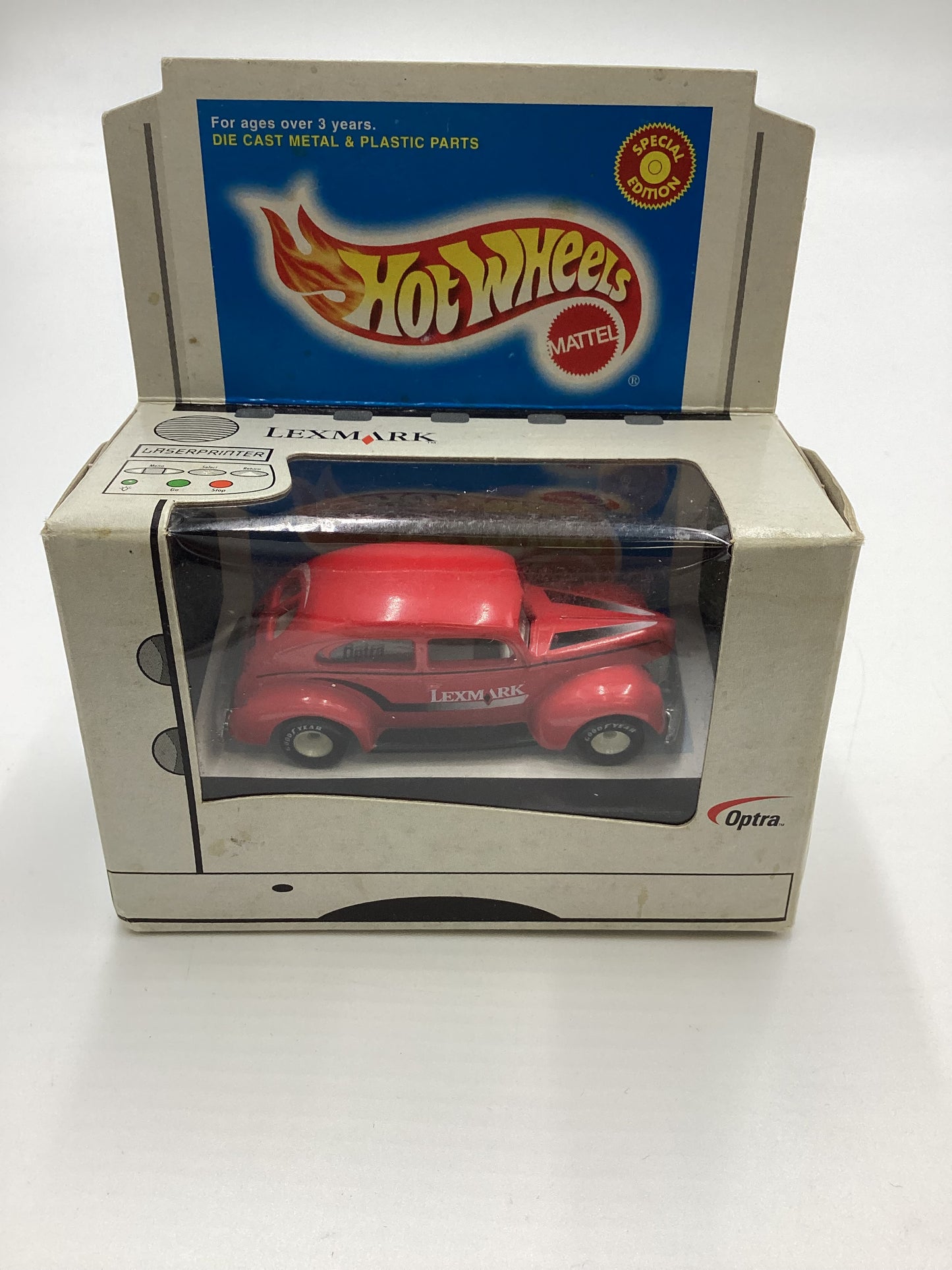 Hot Wheels 1999 Special Edition Lexmark Fat Fendered 40 Red