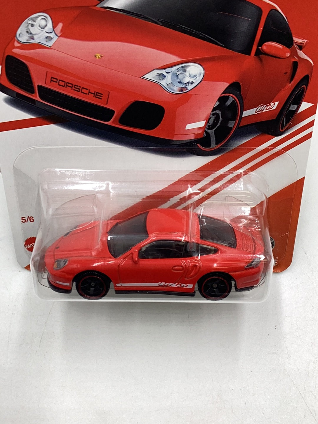 2024 Matchbox 5/6 Porsche 911 Turbo Target Red 161A