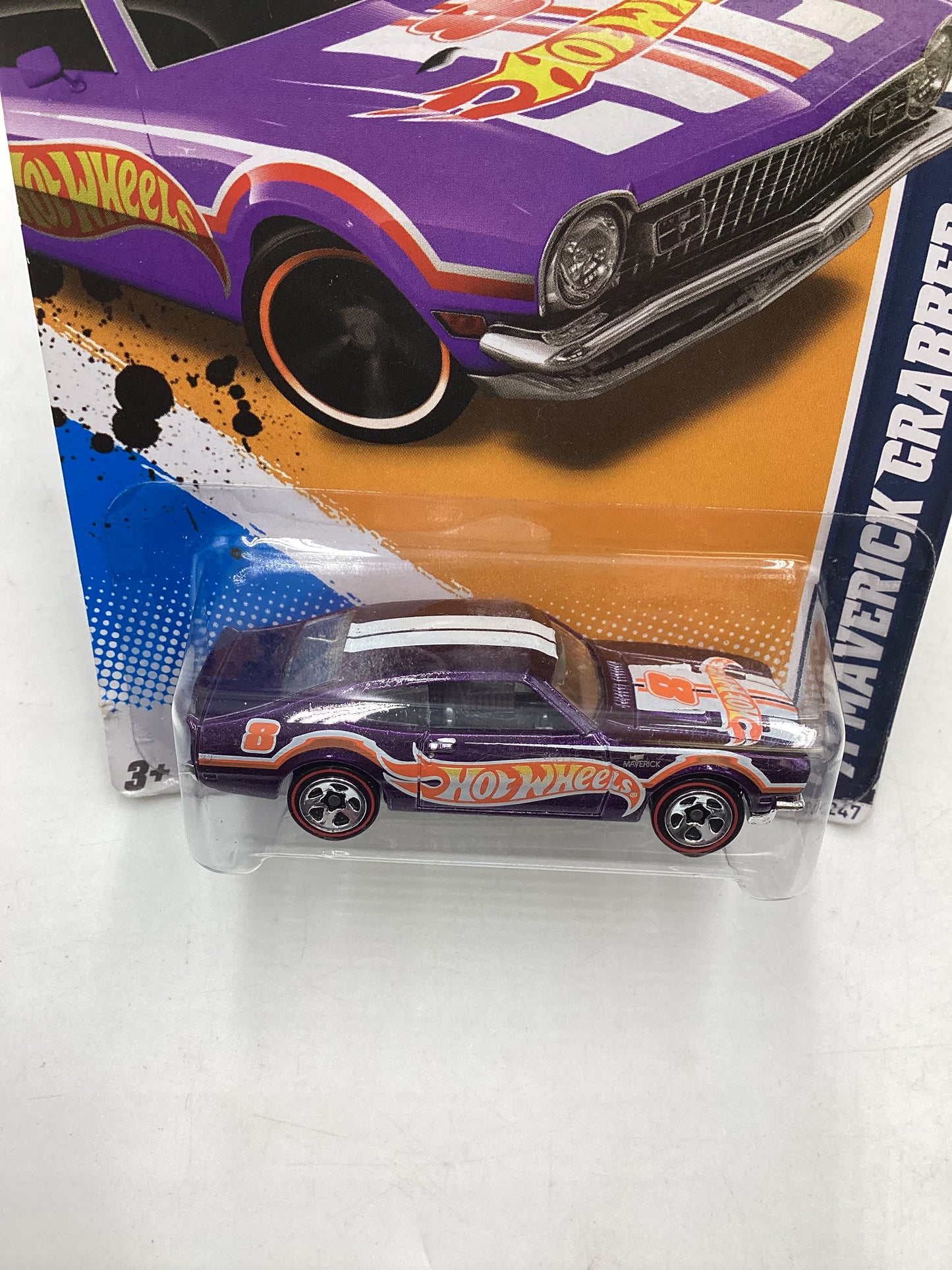 2012 HW Racing #179 Walmart Exclusive 71 Maverick Grabber Purple 234D