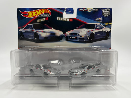 Hot Wheels Premium Target 2 Pack Nismo Nissan Skyline GT-R BNR32/BNR34