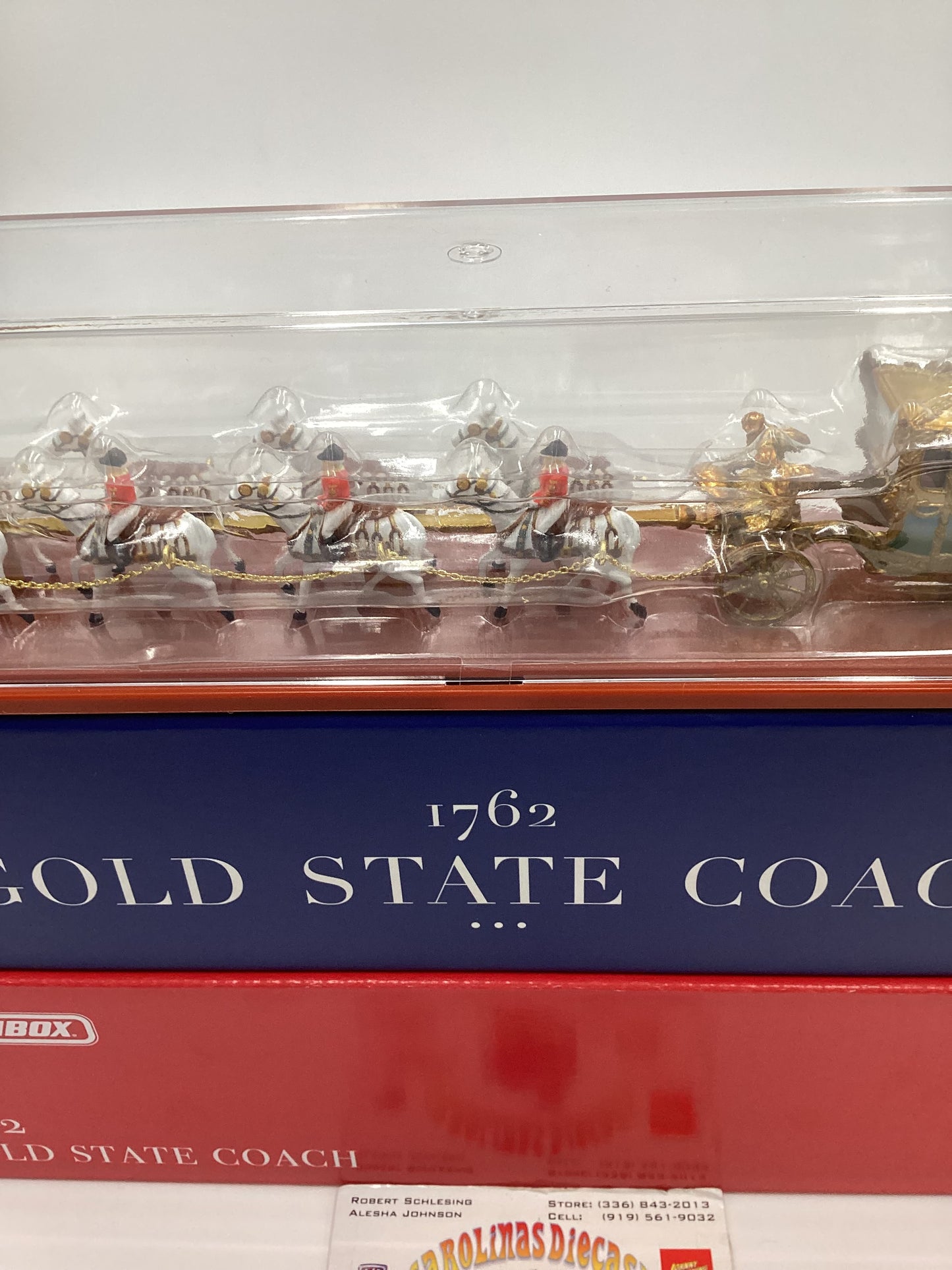 2024 Matchbox Mattel Creations 1762 Gold State Coach King Charles III Coronation 6th May 2023