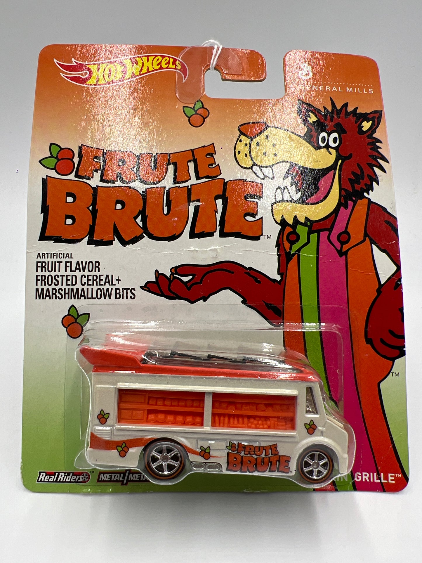 Hot Wheels Premium General Mills Frute Brute Smokin Grille Card Not Perfect 270H