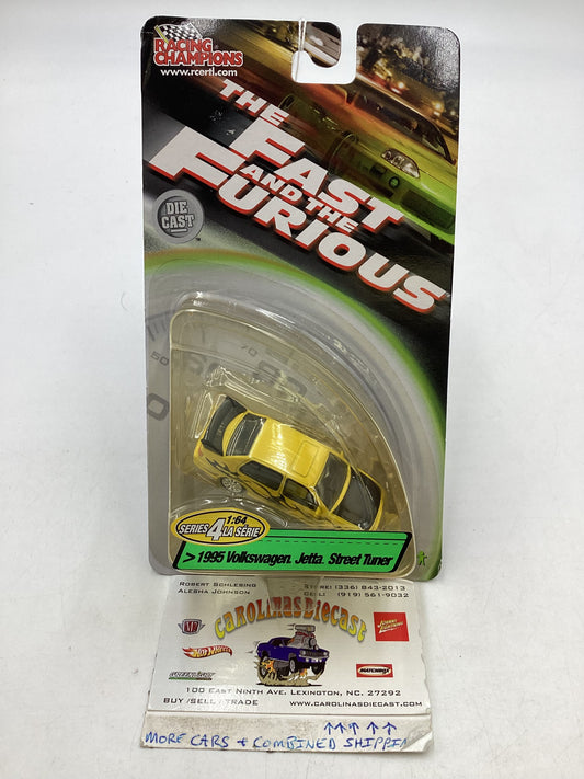 2003 Racing Champions The Fast and Furious 1995 Volkswagen Jetta Street Tuner Yellow