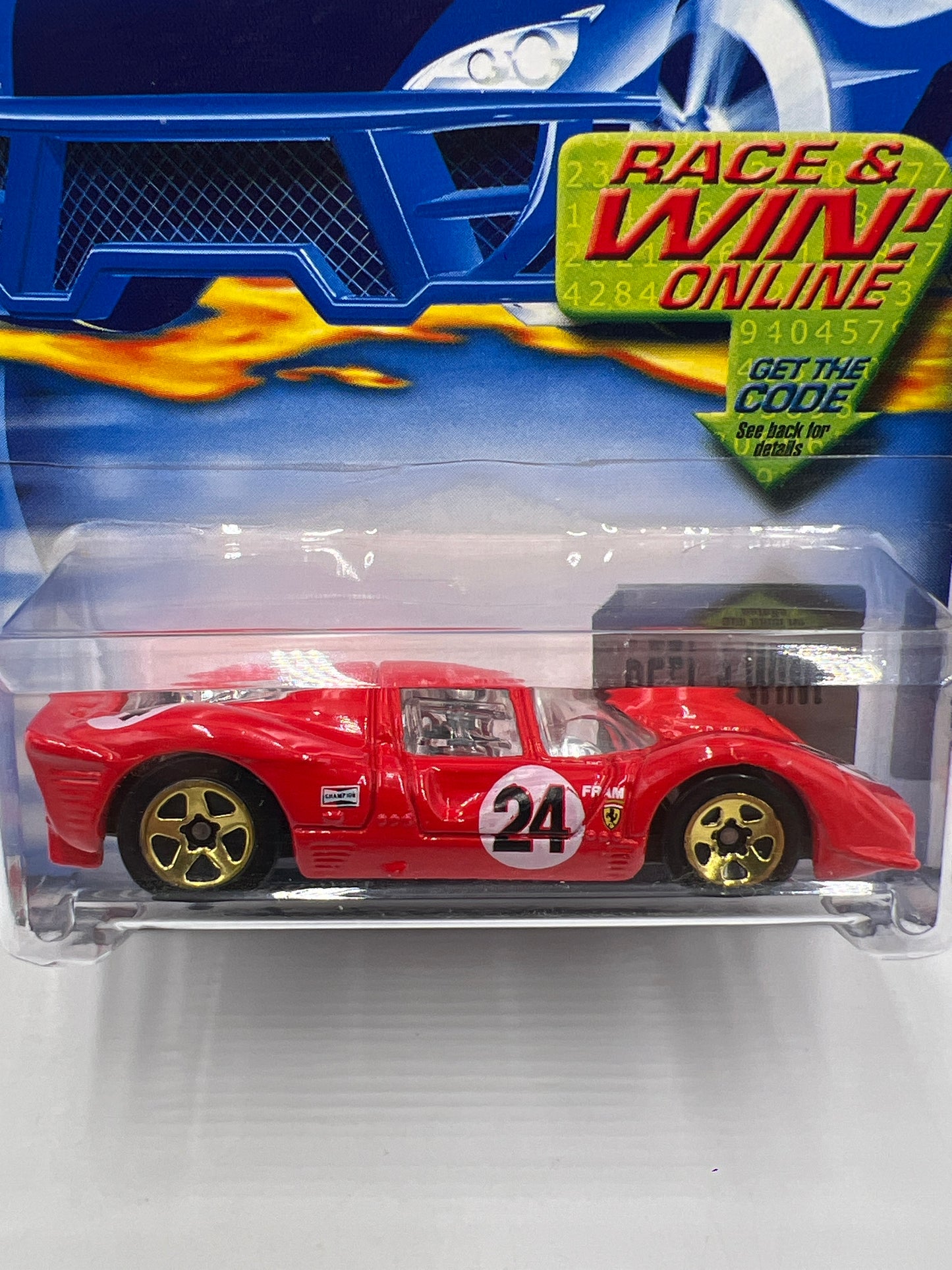 2002 Hot Wheels First Editions #25 Ferrari P4 Red