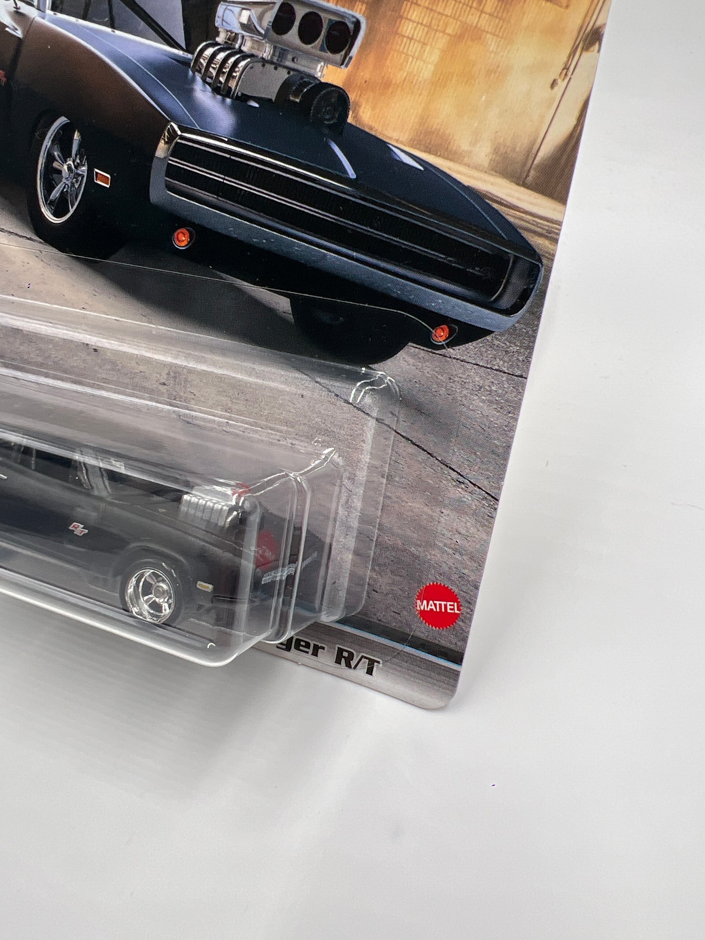 Hot Wheels Premium Fast and Furious Full Force #5 70 Dodge Charger R/T Black W/Protector