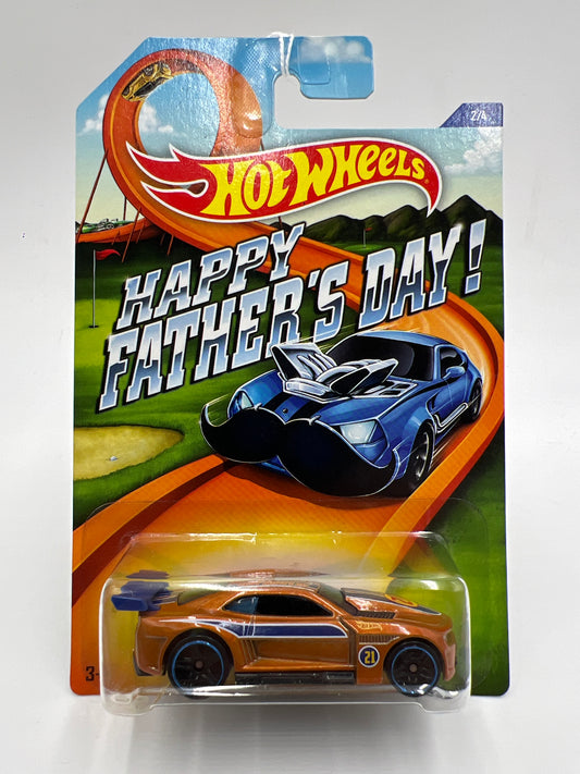 2015 Hot Wheels Happy Fathers Day #2 Custom 11 Camaro Orange 156C