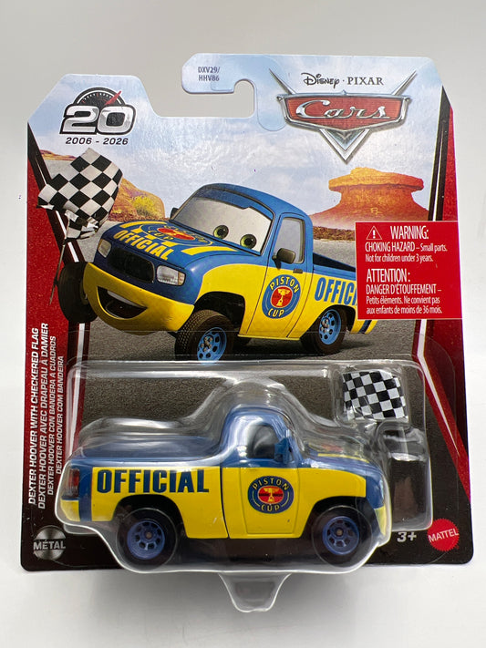 2026 Disney Pixar Cars 20 Years Dexter Hoover W/Checkered Flag 142B