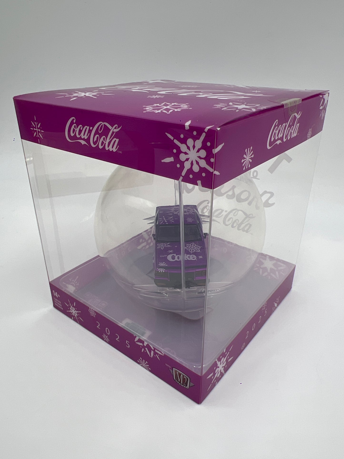 2025 M2 Machines Coca Cola Holiday Christmas Ornaments 1987 Buick Grand National Purple