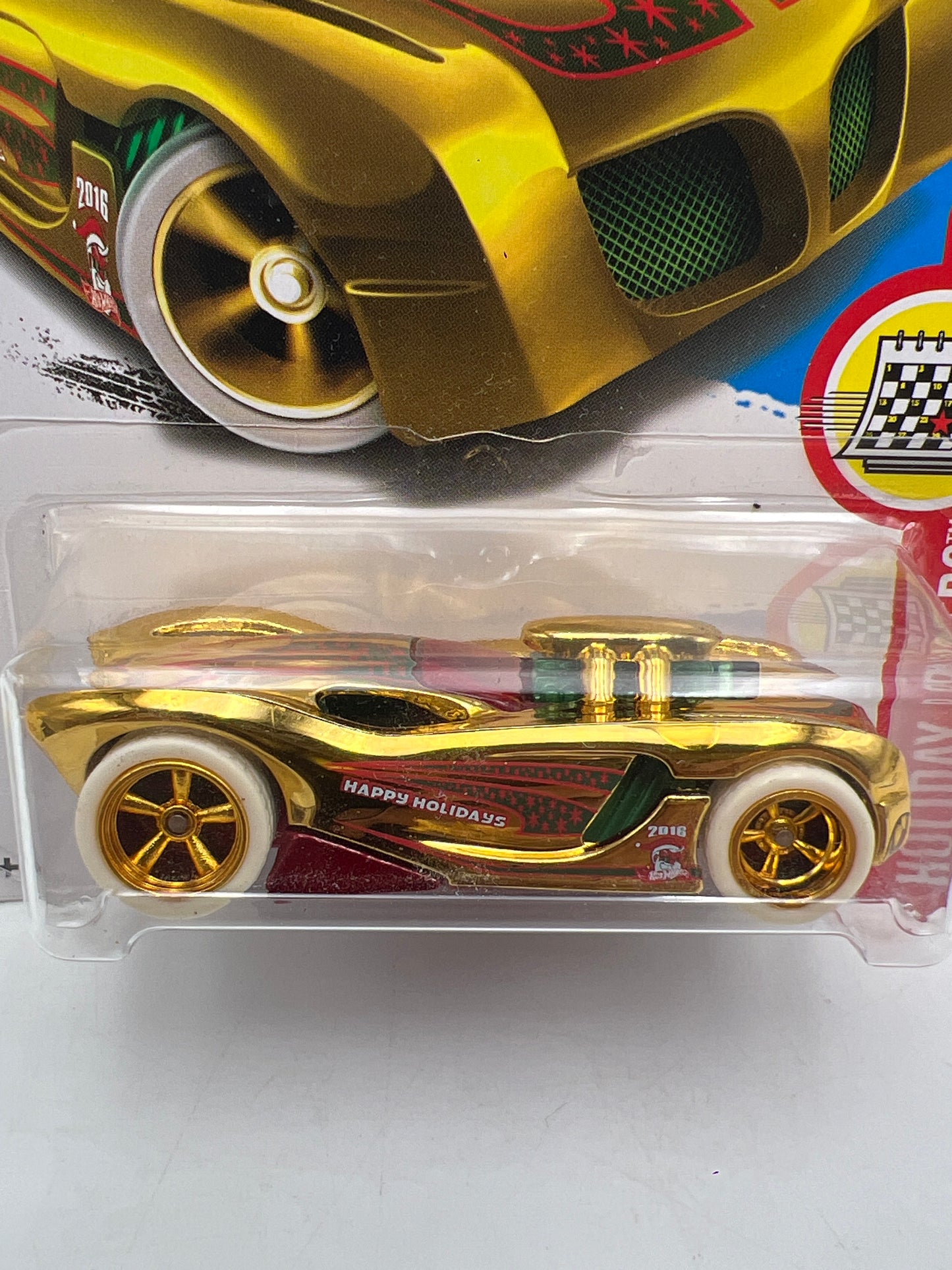 2017 Hot Wheels Super Treasure Hunt 16 Angels Gold W/Protector