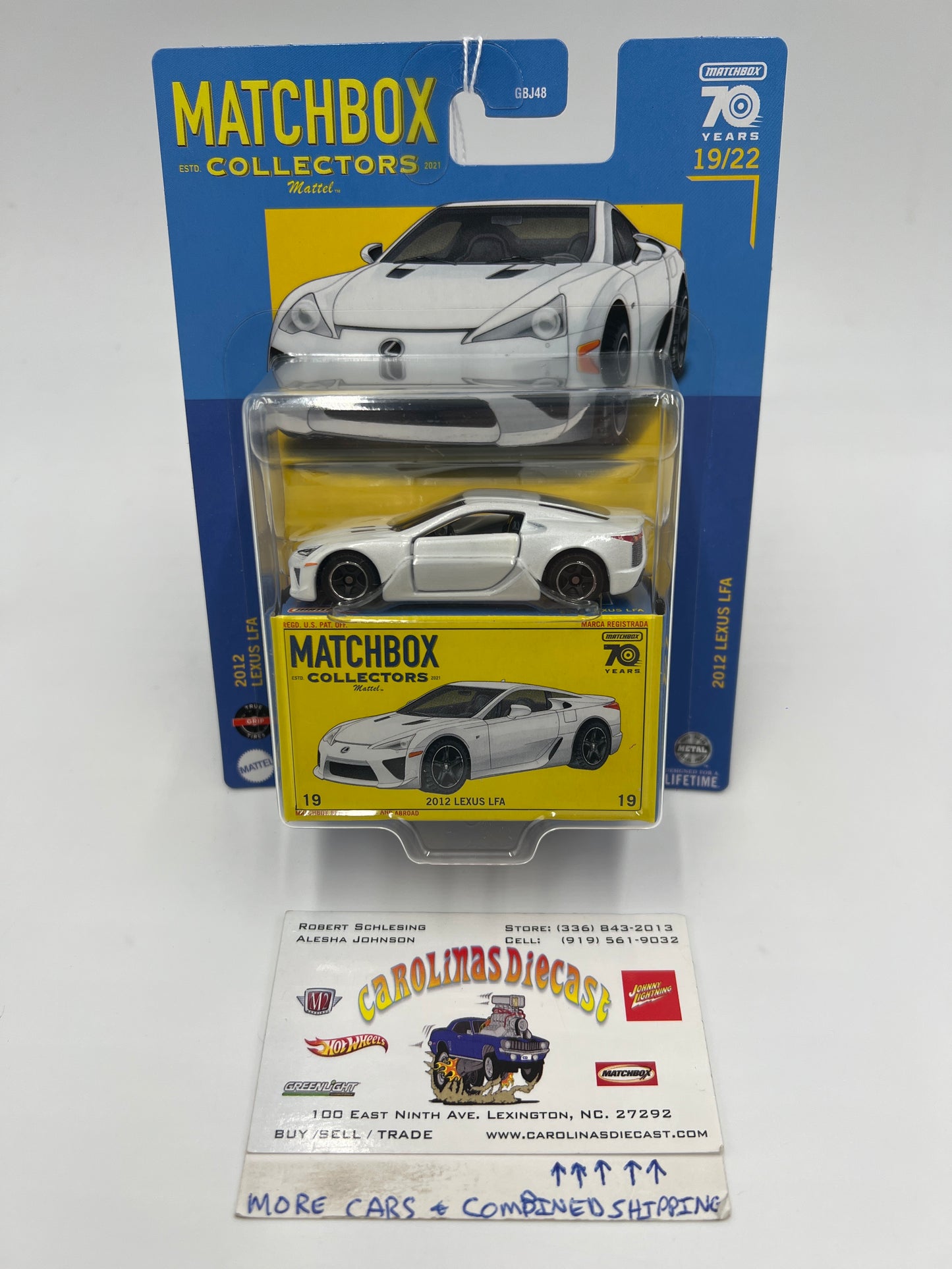 Matchbox Collectors #19 2012 Lexus LFA White 169C