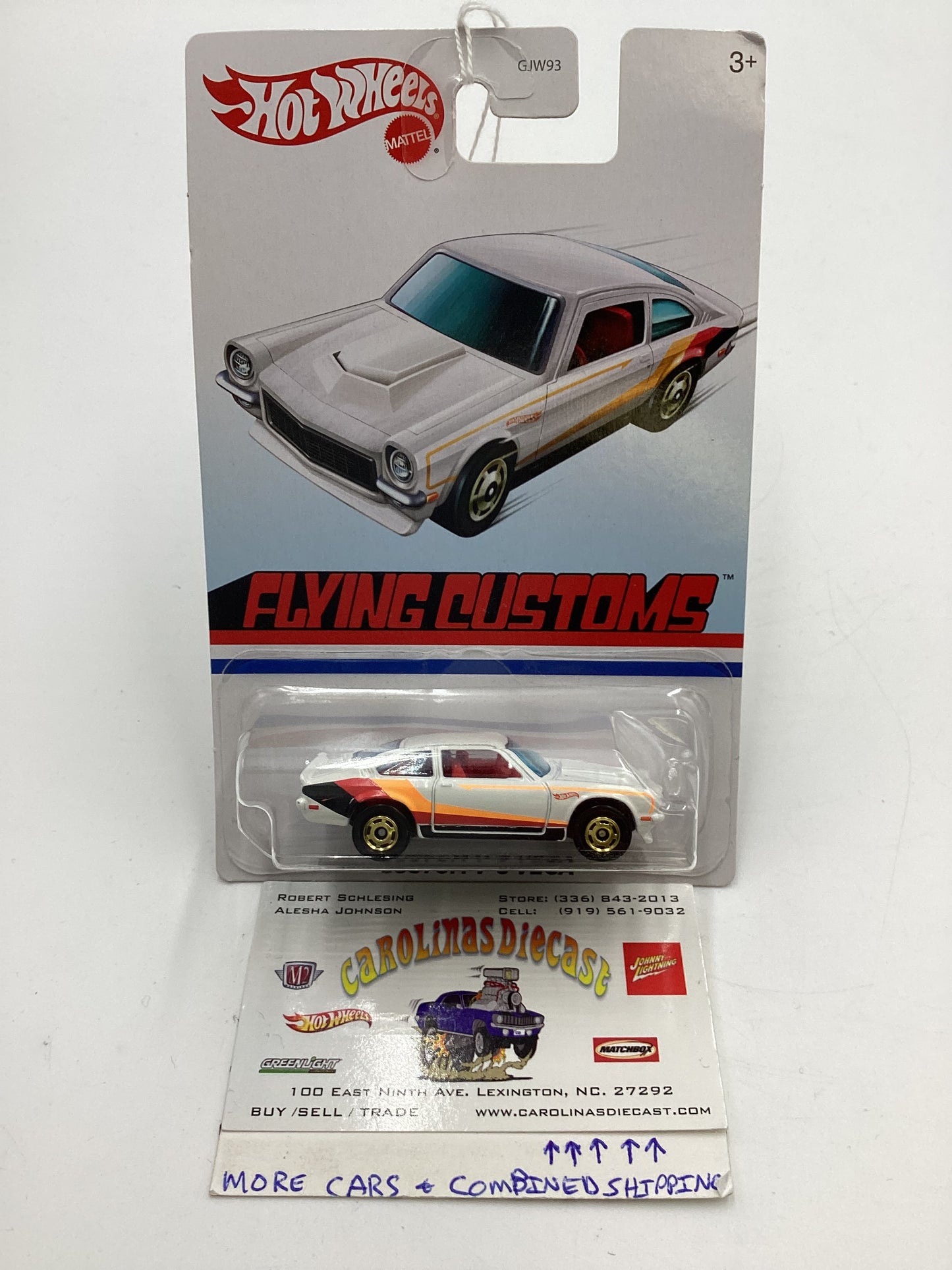 Hot Wheels Target Exclusive Flying Customs Custom V-8 Vega White