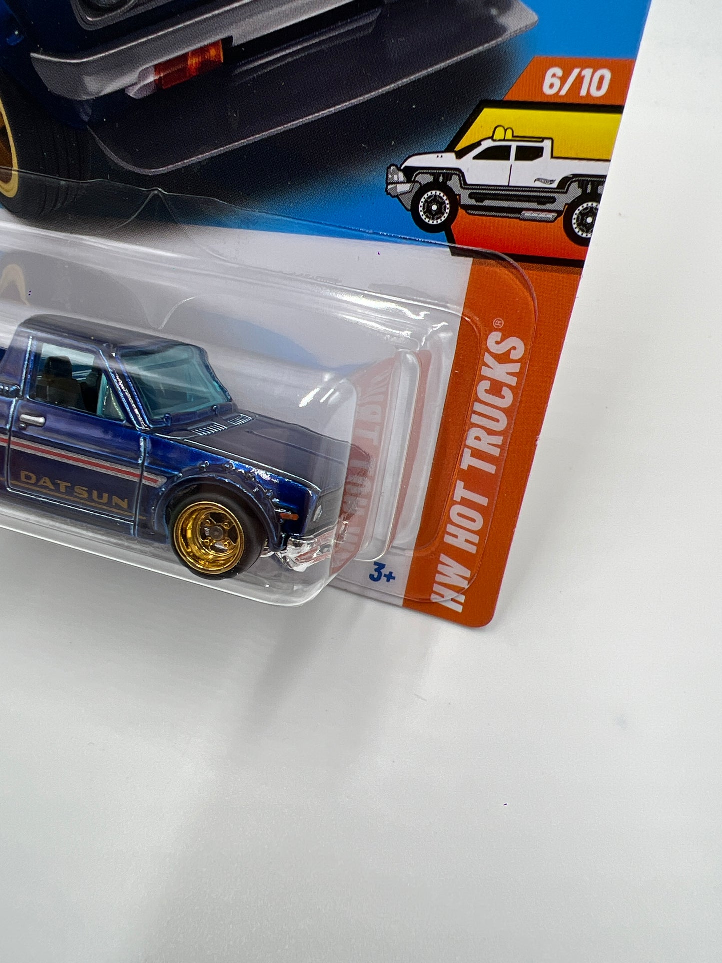 2025 Hot Wheels D Case Super Treasure Hunt #93 1975 Datsun Sunny Truck B120 Blue W/Protector #1