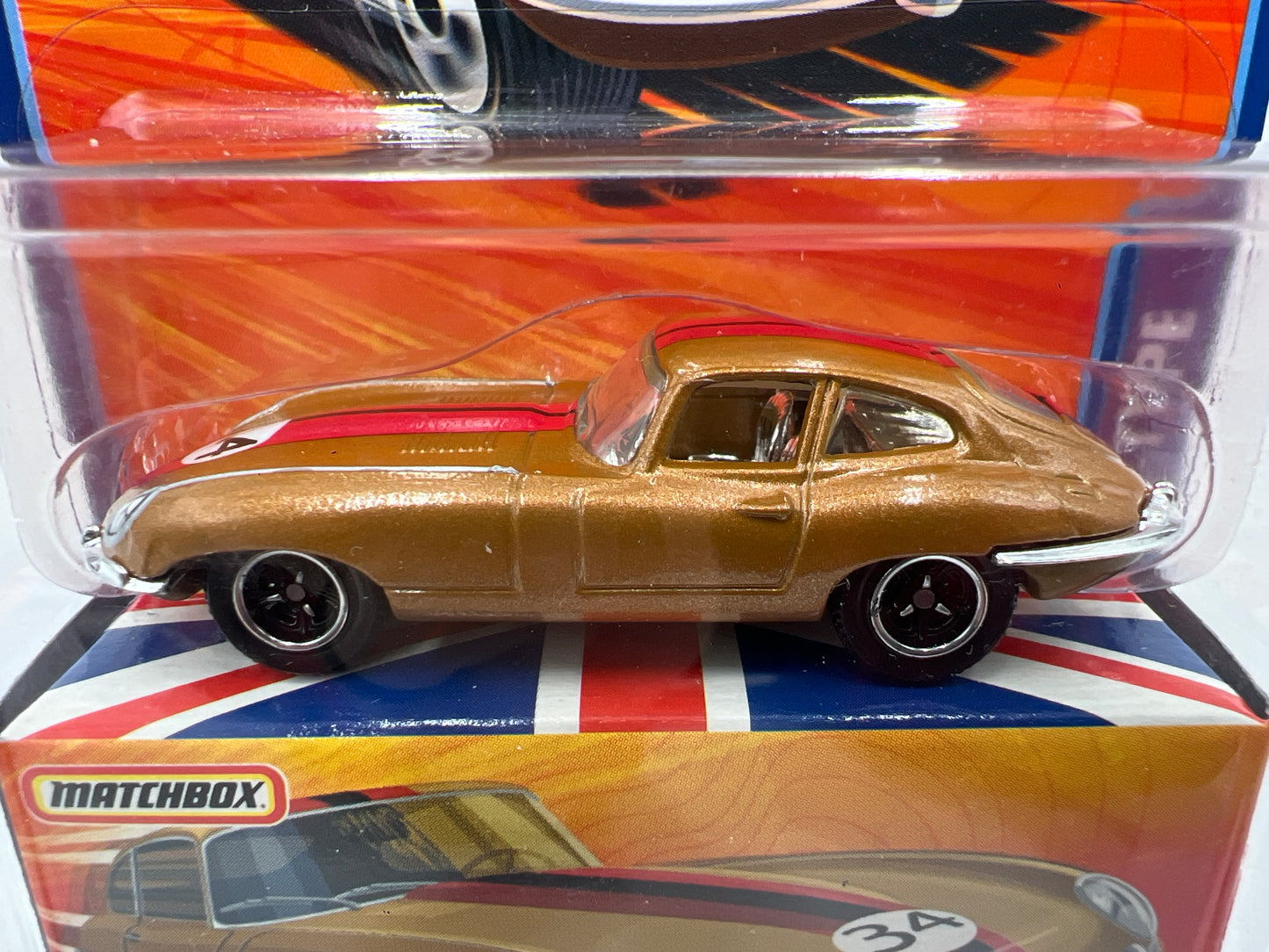 Matchbox Best Of British #12 1961 Jaguar E-Type Light Brown 170A